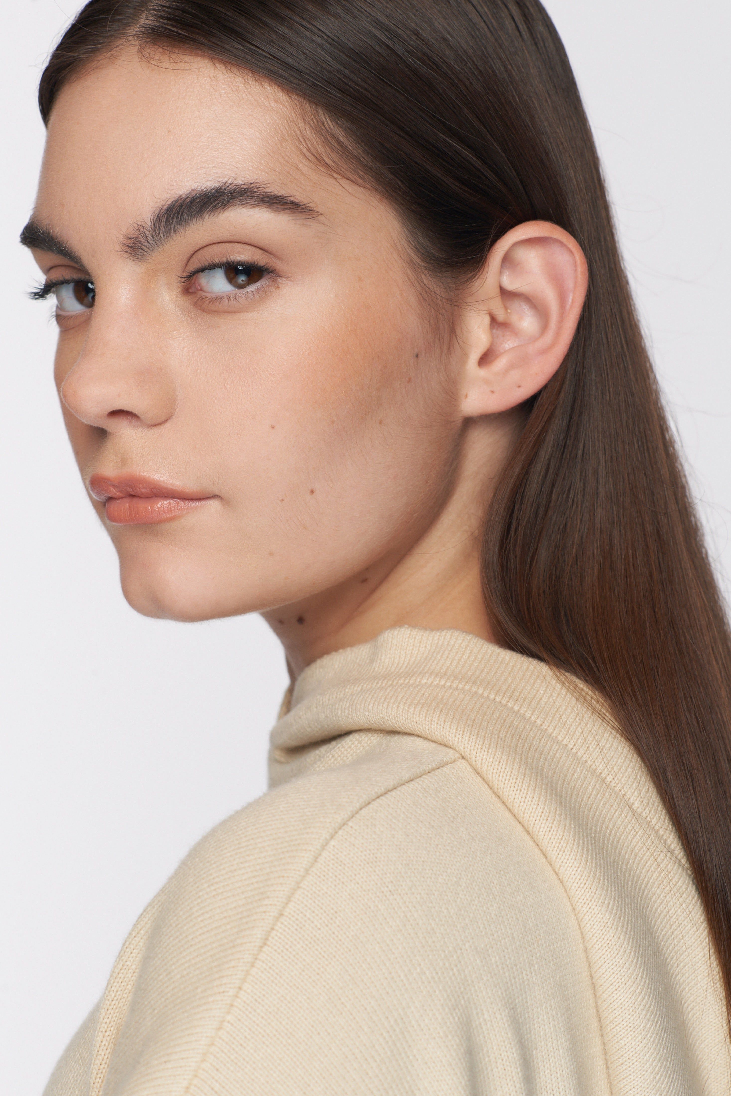 Unisex Fine Knit Hoodie in Alabaster sold by Kotn product image thumbnail 6