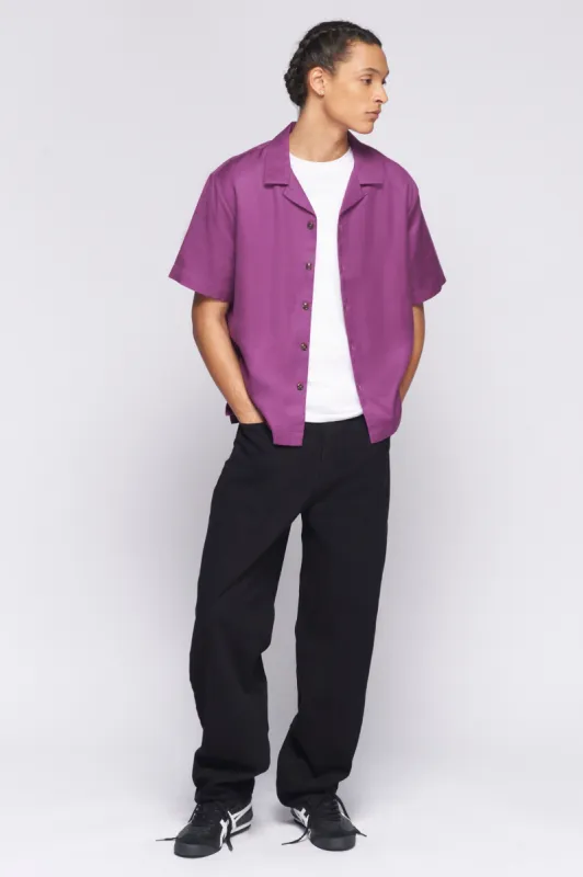 Camp Shirt in Violet sold by Kotn