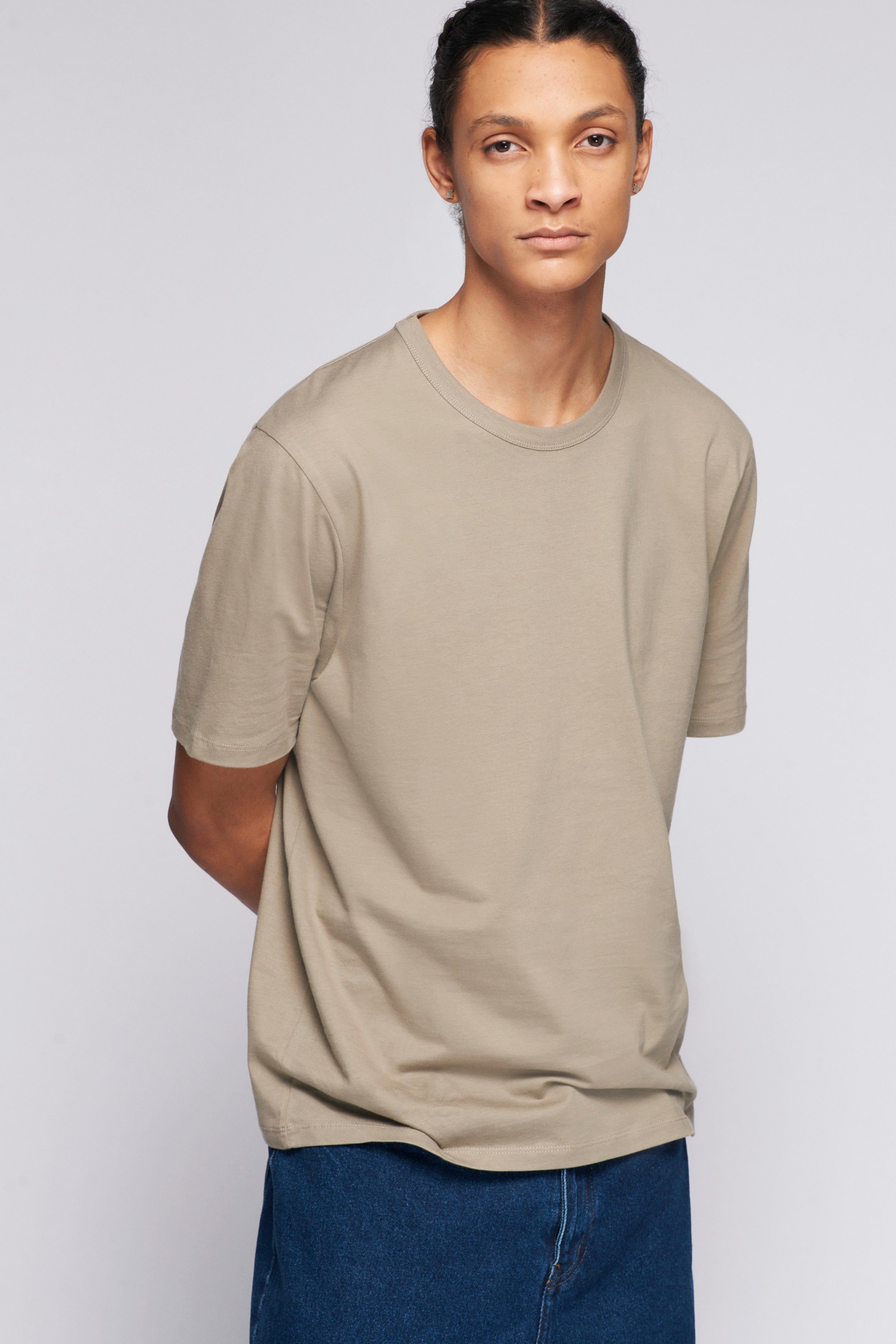 Men's Easy Crew in Porcini sold by Kotn product image thumbnail 2