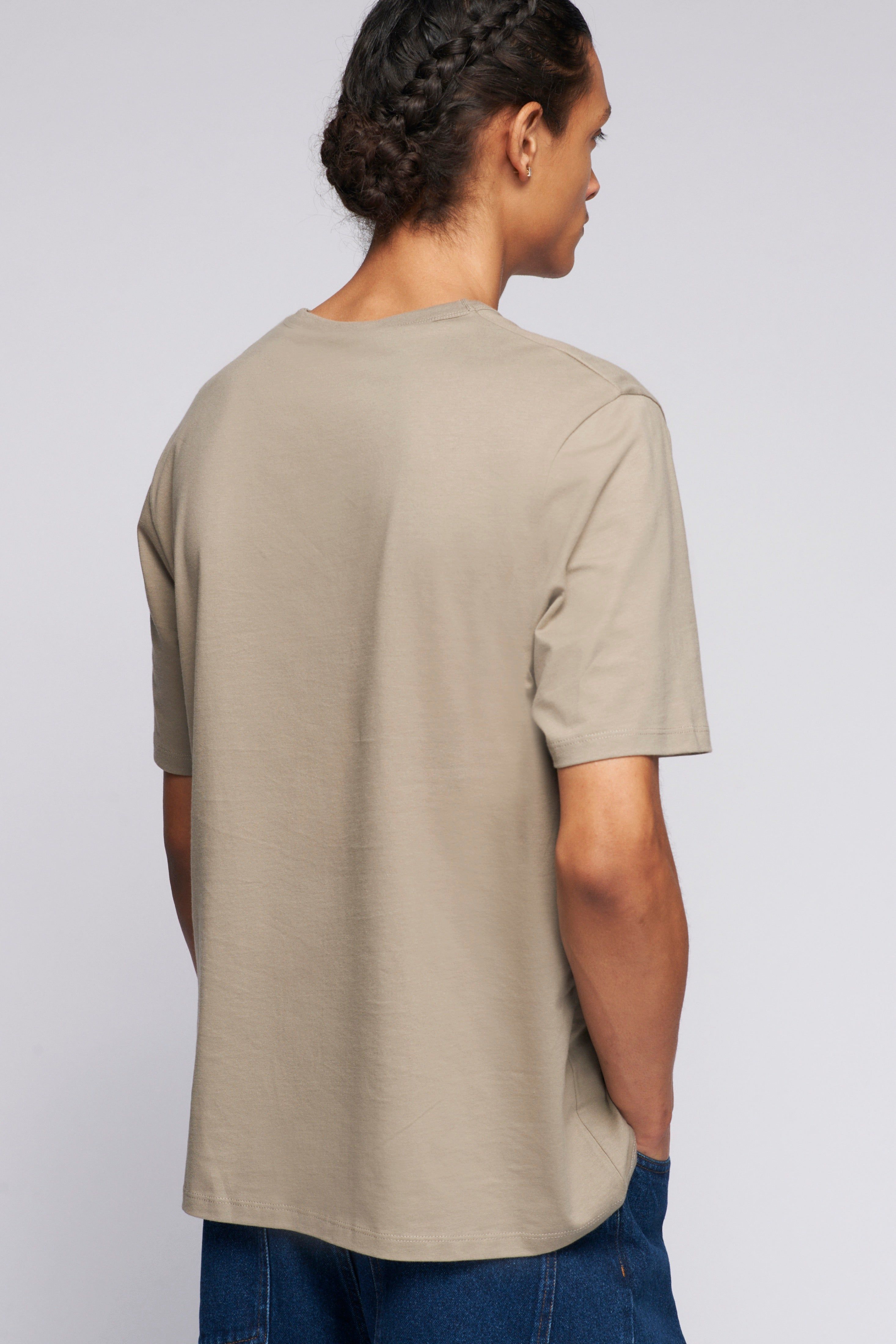 Men's Easy Crew in Porcini sold by Kotn product image thumbnail 3