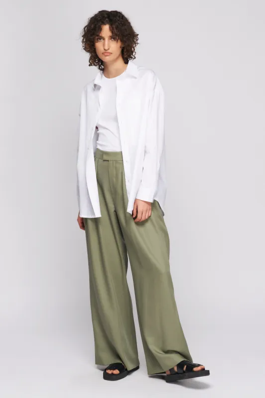 Unisex Boxy Poplin Shirt in White sold by Kotn