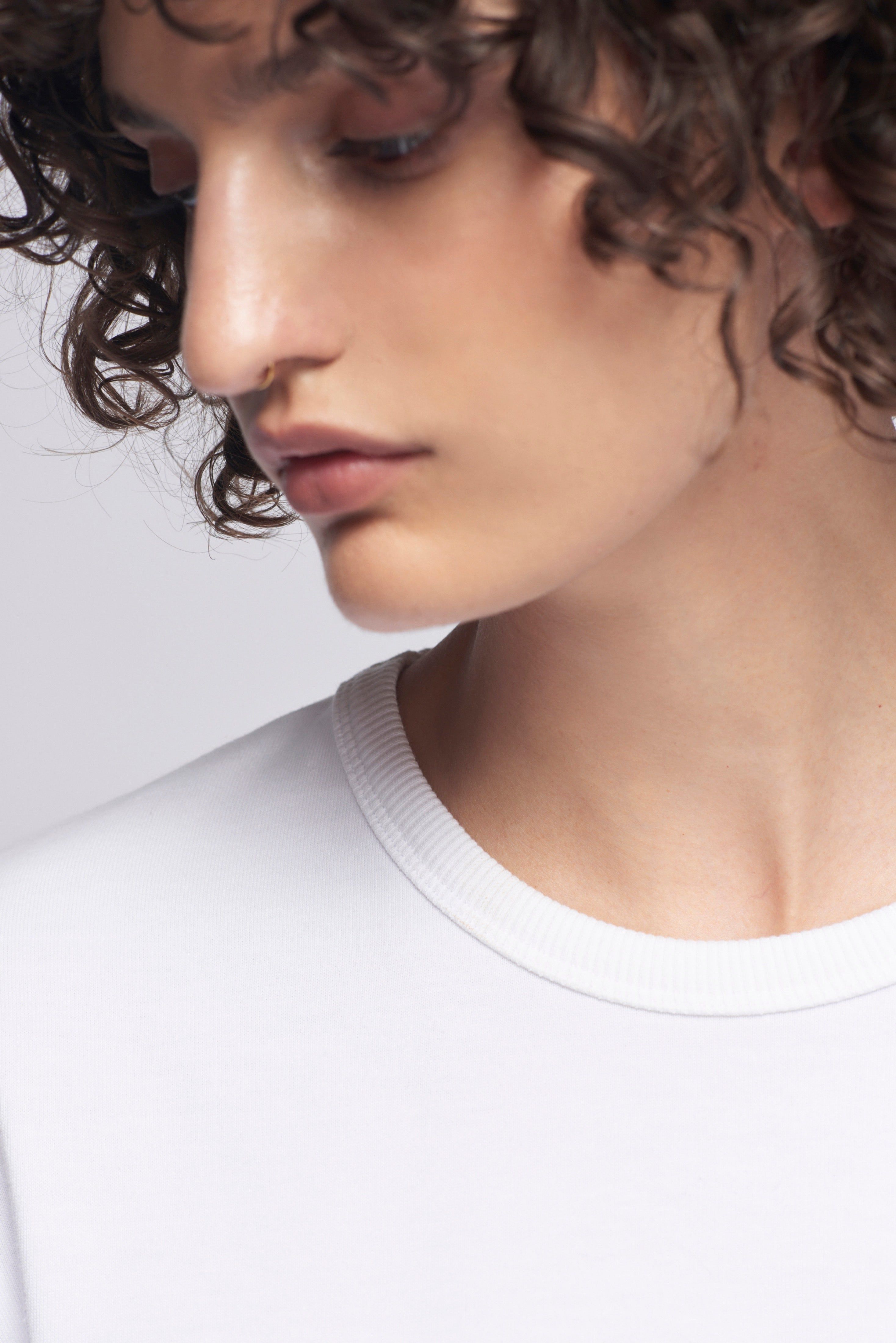 Unisex Heavyweight Box Crew in White sold by Kotn product image thumbnail 8