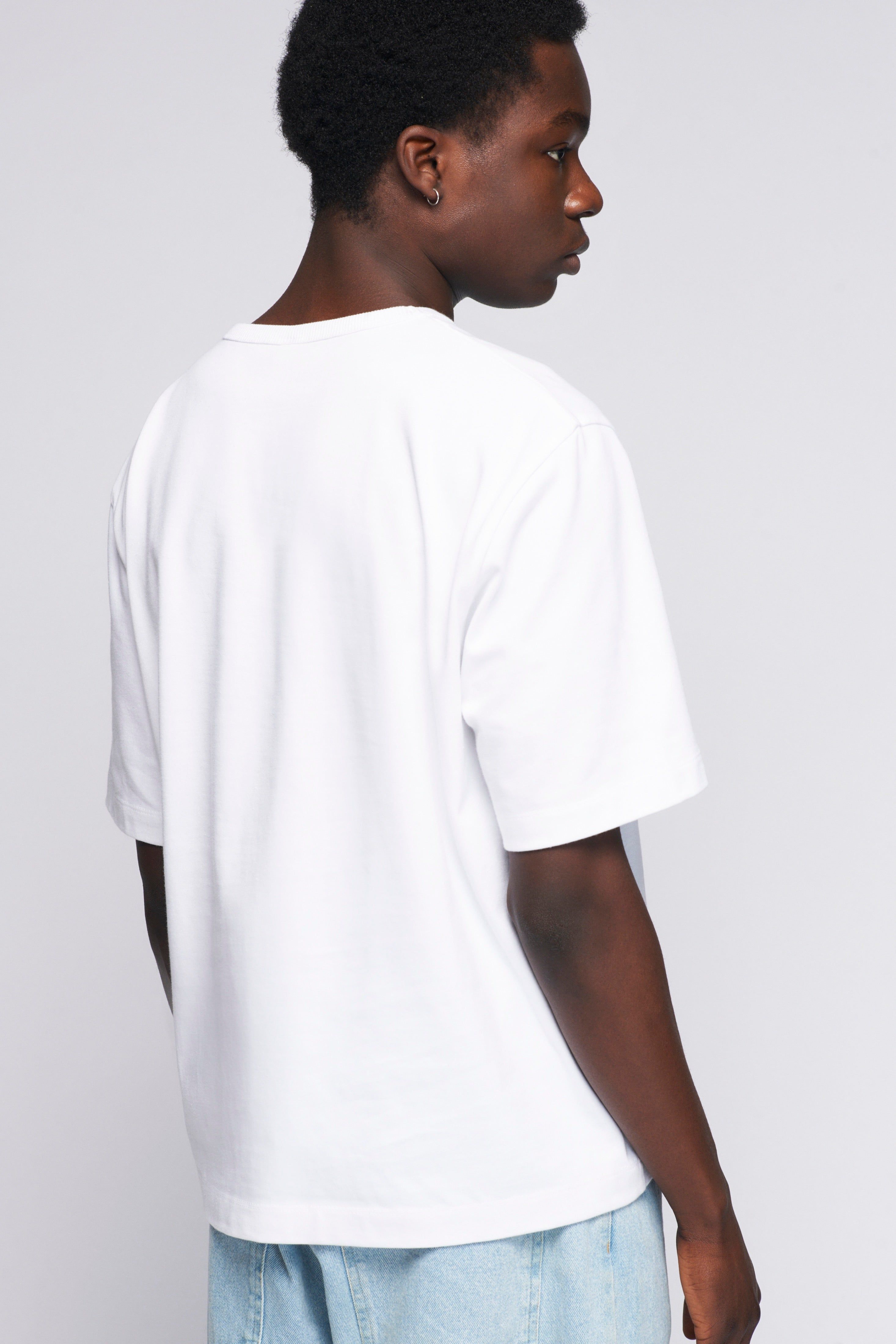 Unisex Heavyweight Box Crew in White sold by Kotn product image thumbnail 5