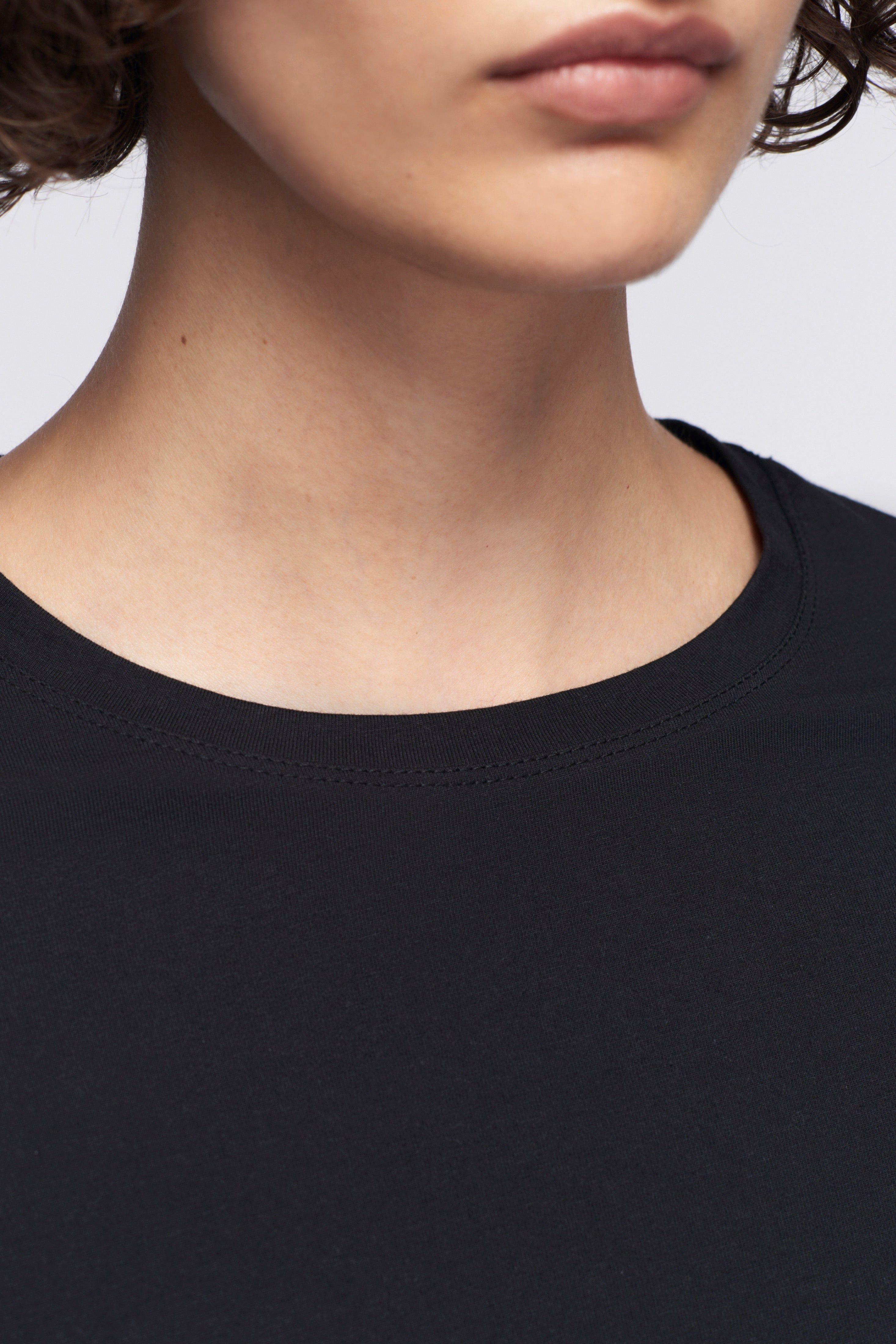Women's Essential Crew in Black sold by Kotn product image thumbnail 4