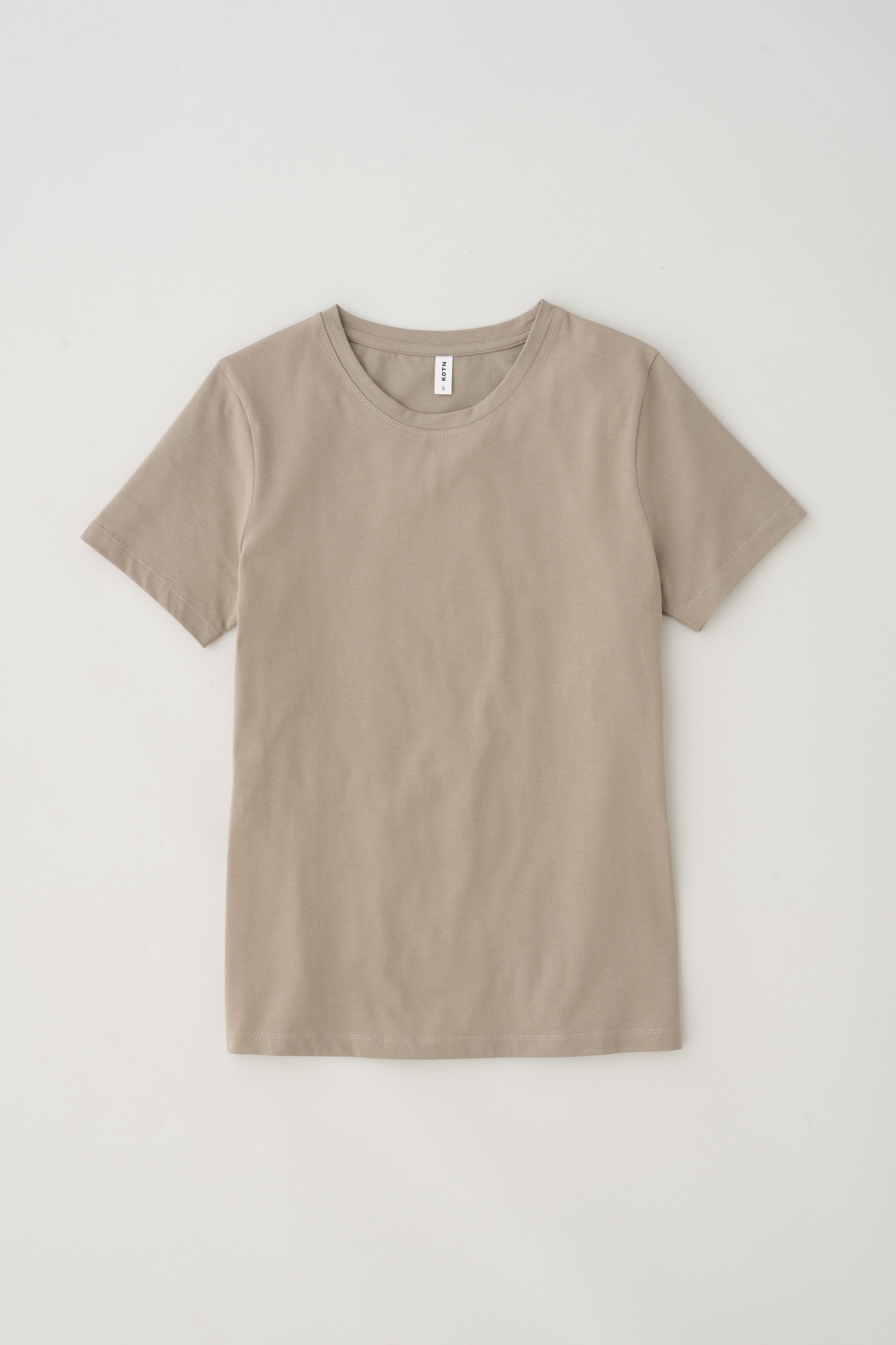 Women's Essential Crew in Porcini sold by Kotn product image thumbnail 5