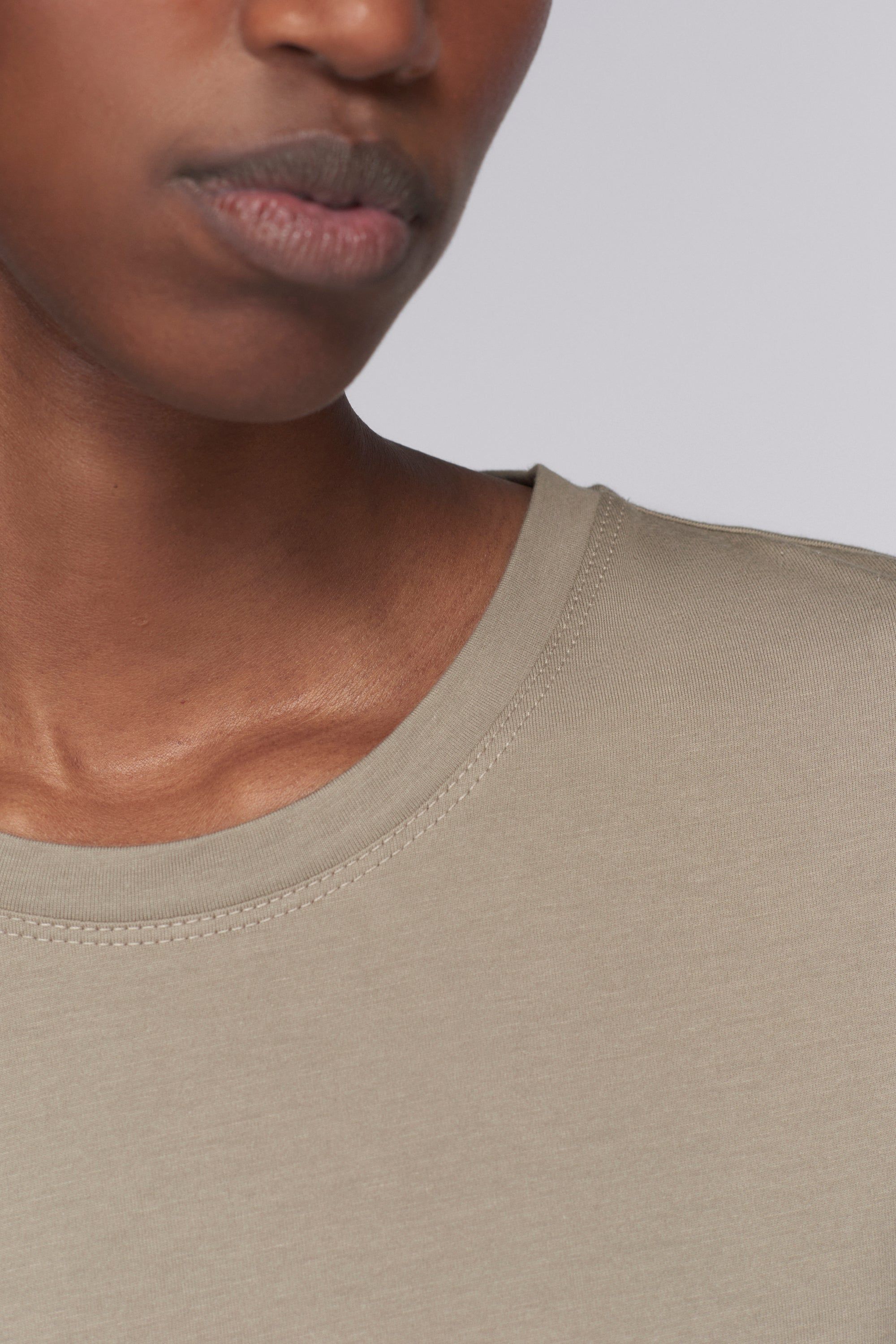 Women's Essential Crew in Porcini sold by Kotn product image thumbnail 4