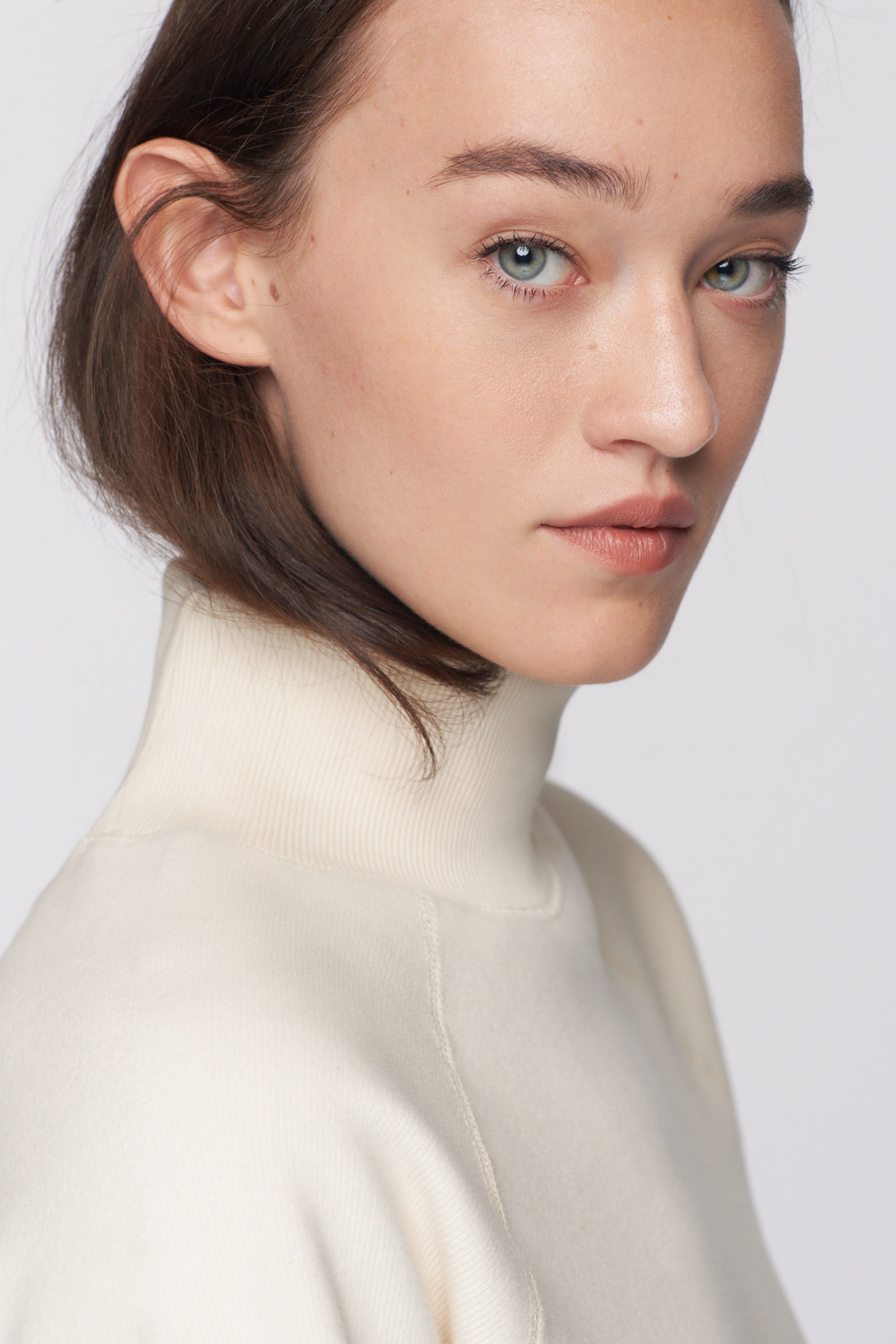 Women's Crop Mockneck in Natural sold by Kotn product image thumbnail 5