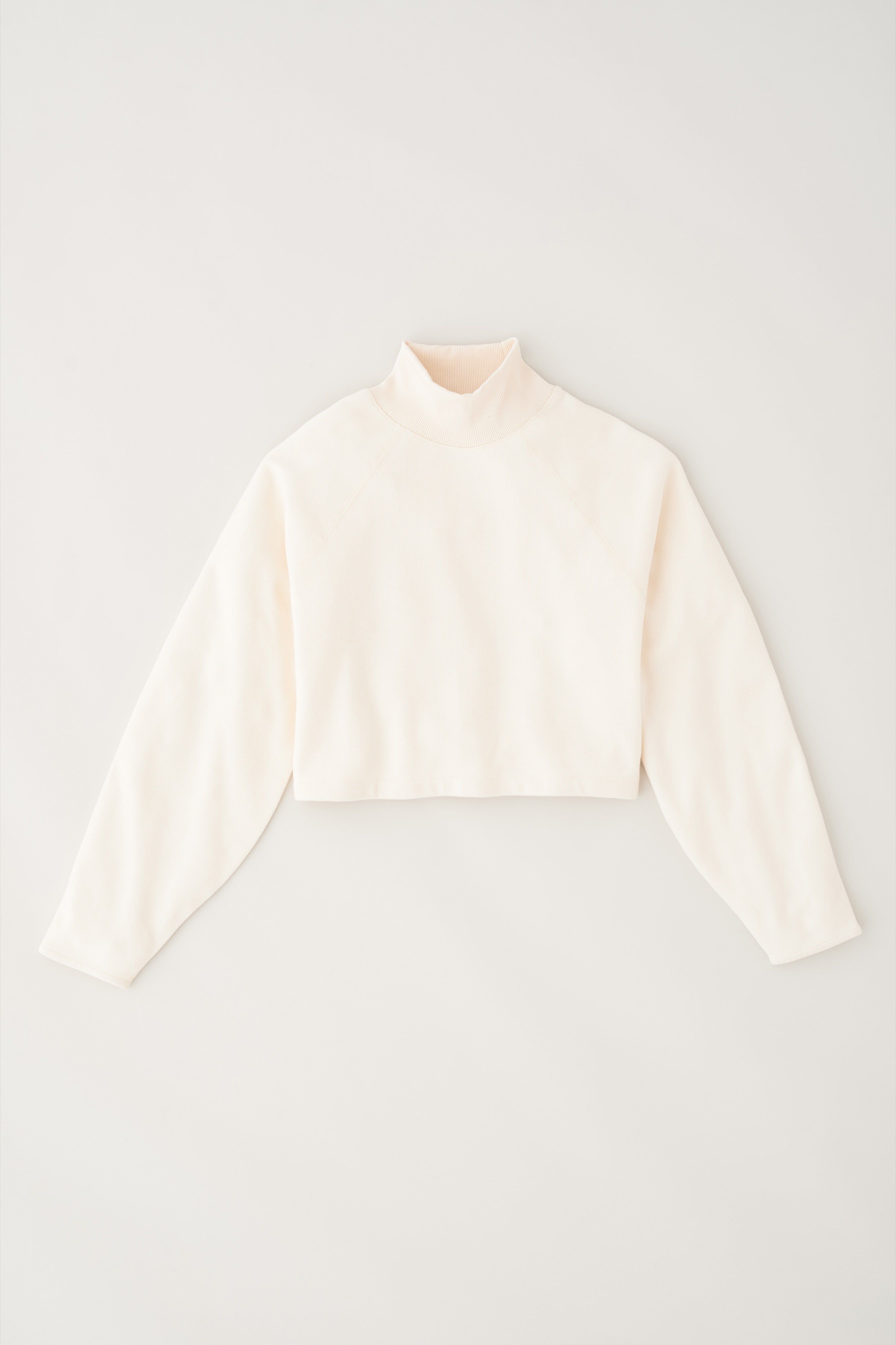 Women's Crop Mockneck in Natural sold by Kotn product image thumbnail 6