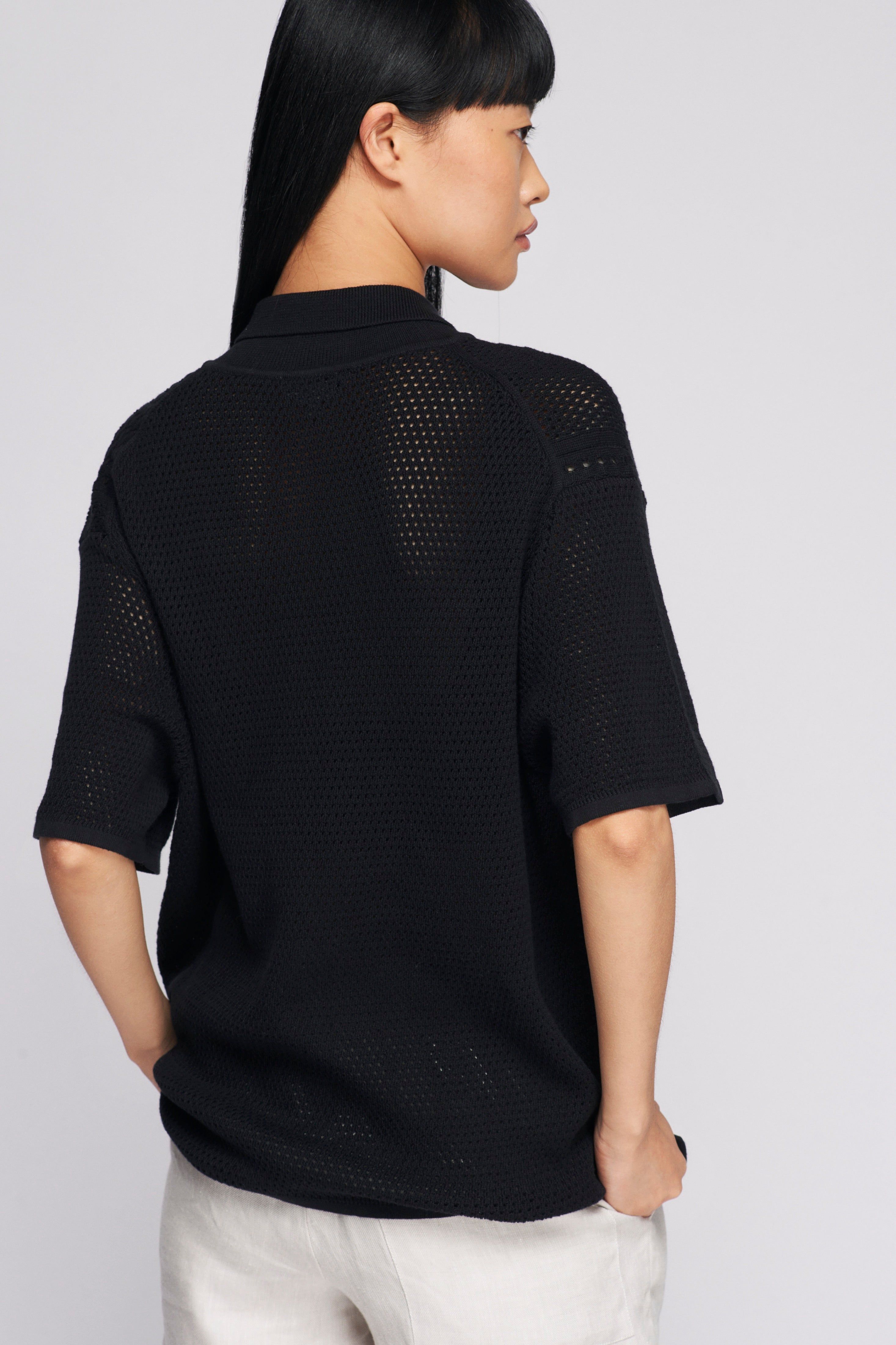 Women's Alexandria Shirt in Black sold by Kotn product image thumbnail 3