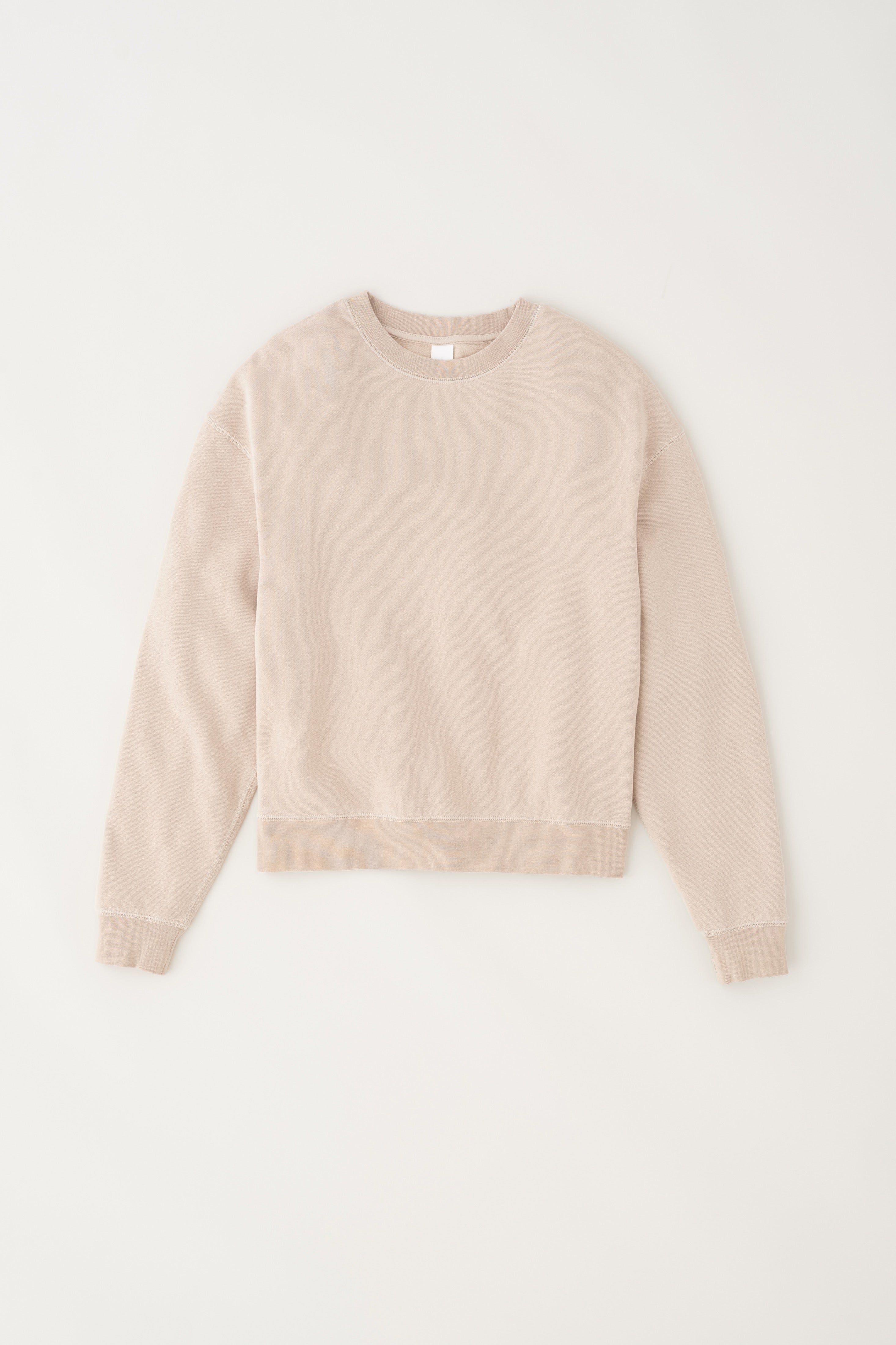 Women's Essential Sweatshirt in Light Taupe sold by Kotn product image thumbnail 5