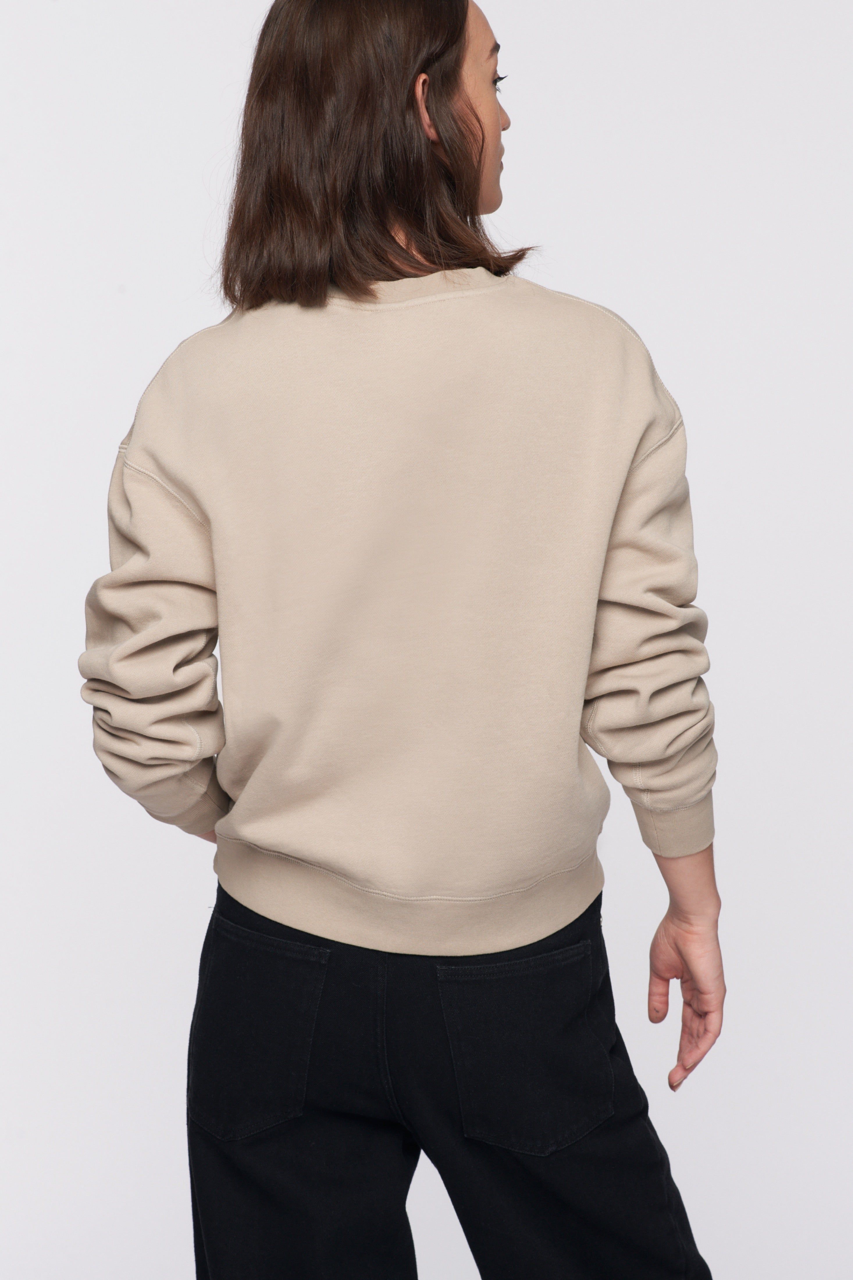 Women's Essential Sweatshirt in Light Taupe sold by Kotn product image thumbnail 3