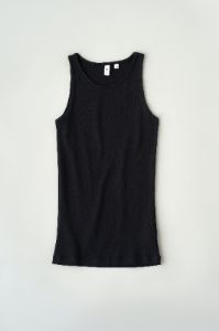Women's High Neck Tank in Black sold by Kotn