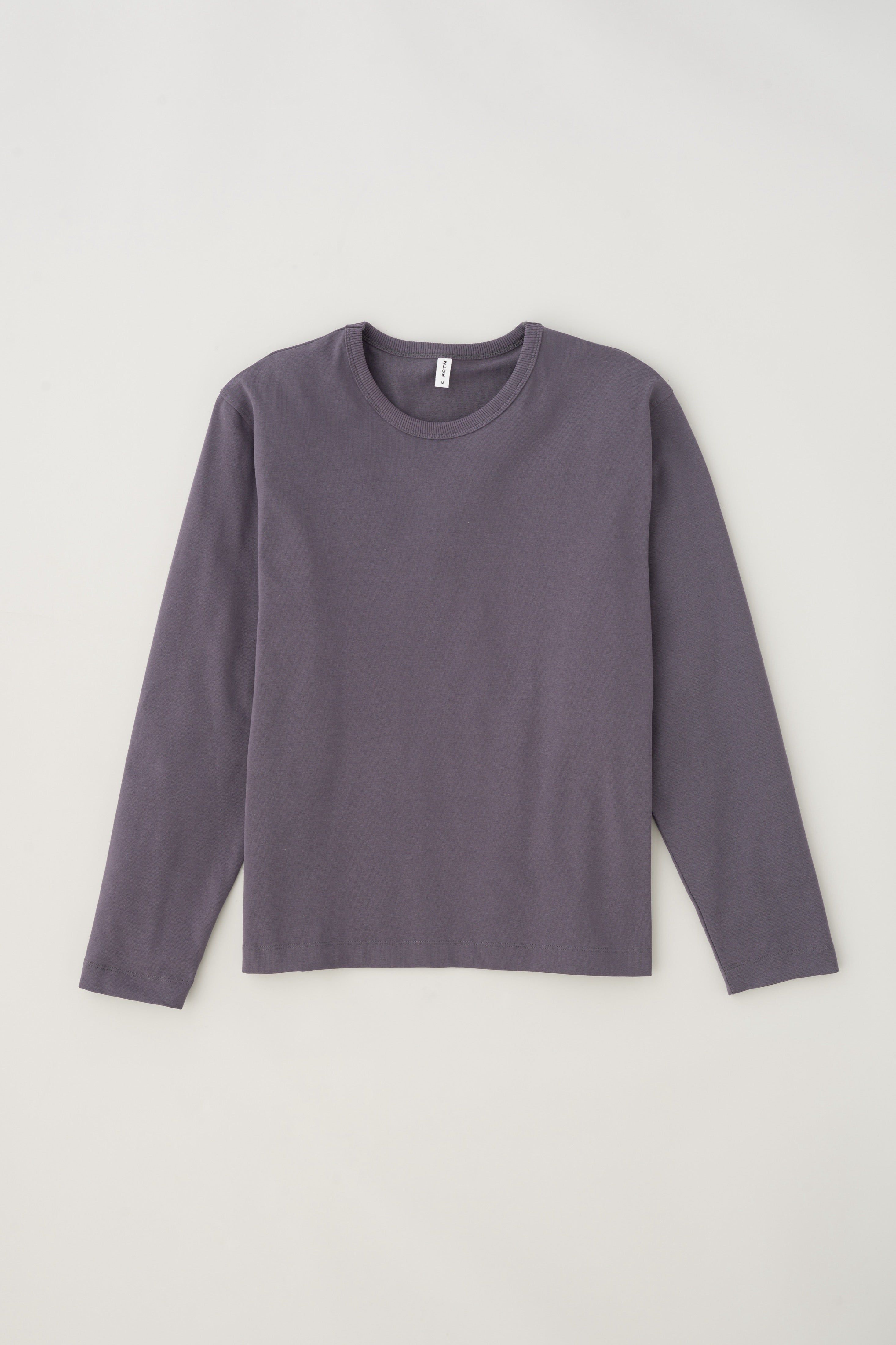 Men's Heavyweight Longsleeve in Iron sold by Kotn product image thumbnail 5