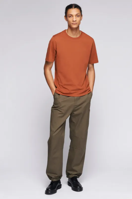 Men's Easy Crew in Terracotta sold by Kotn