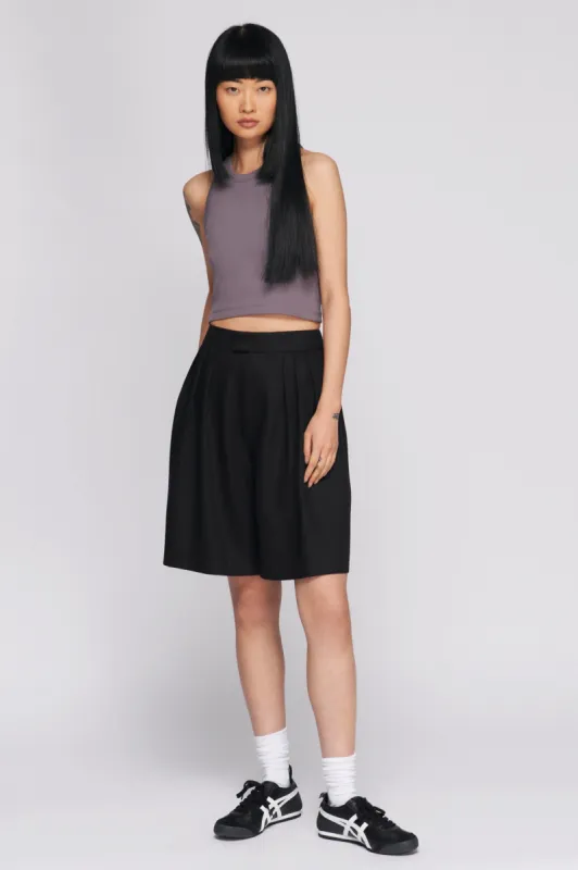 Women's Crop Racer Tank in Storm sold by Kotn