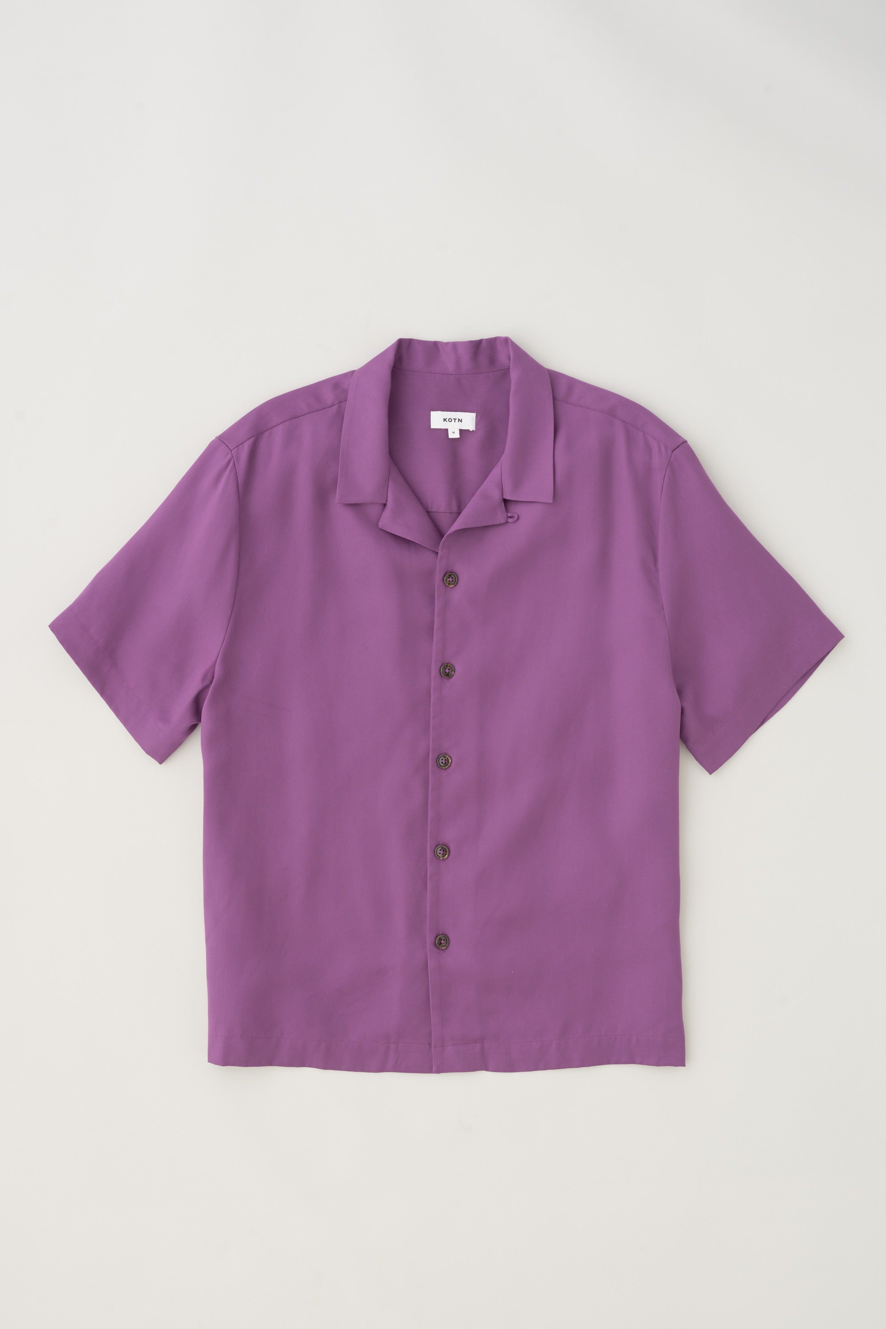 Camp Shirt in Violet sold by Kotn product image thumbnail 5