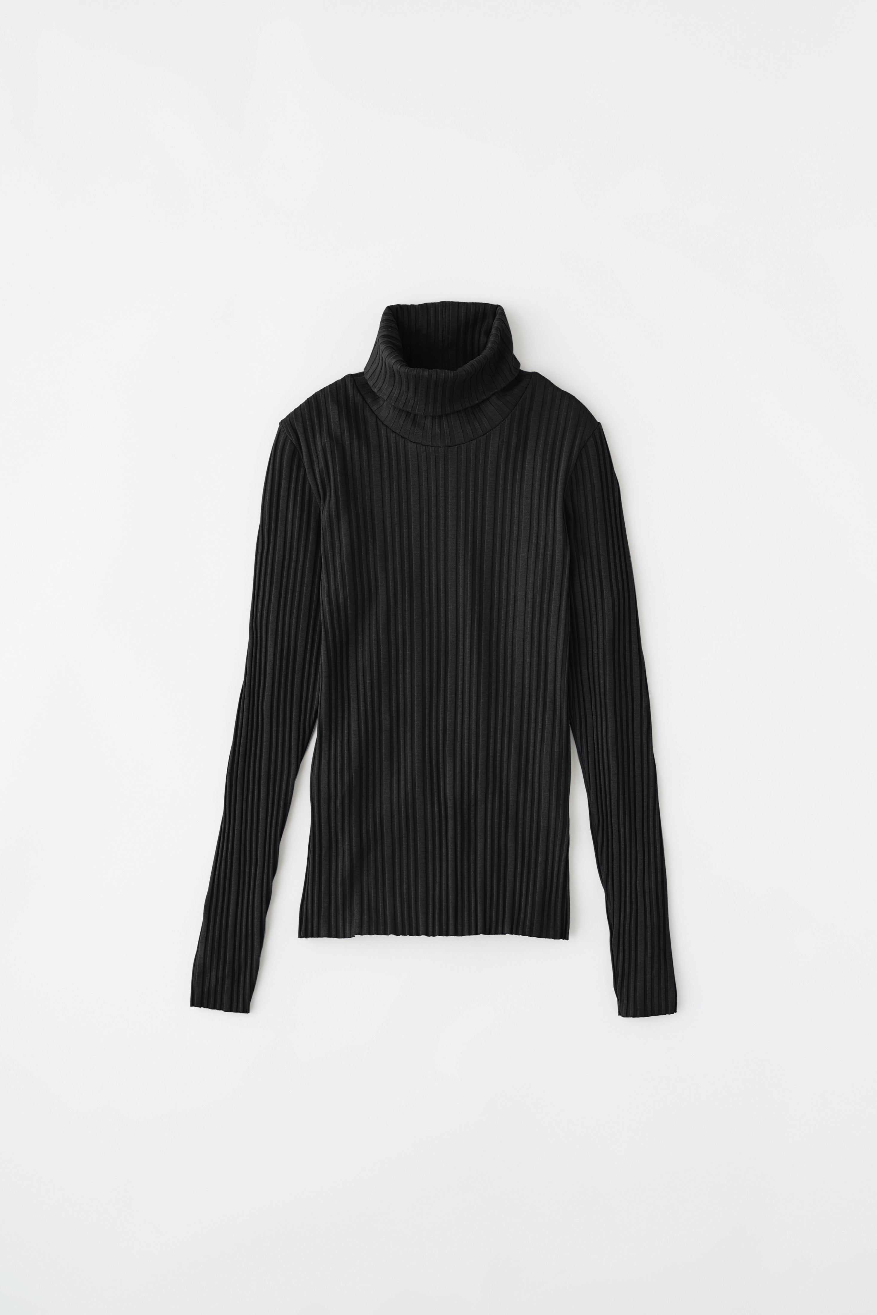 Women's Ribbed Turtleneck in Black sold by Kotn product image thumbnail 5