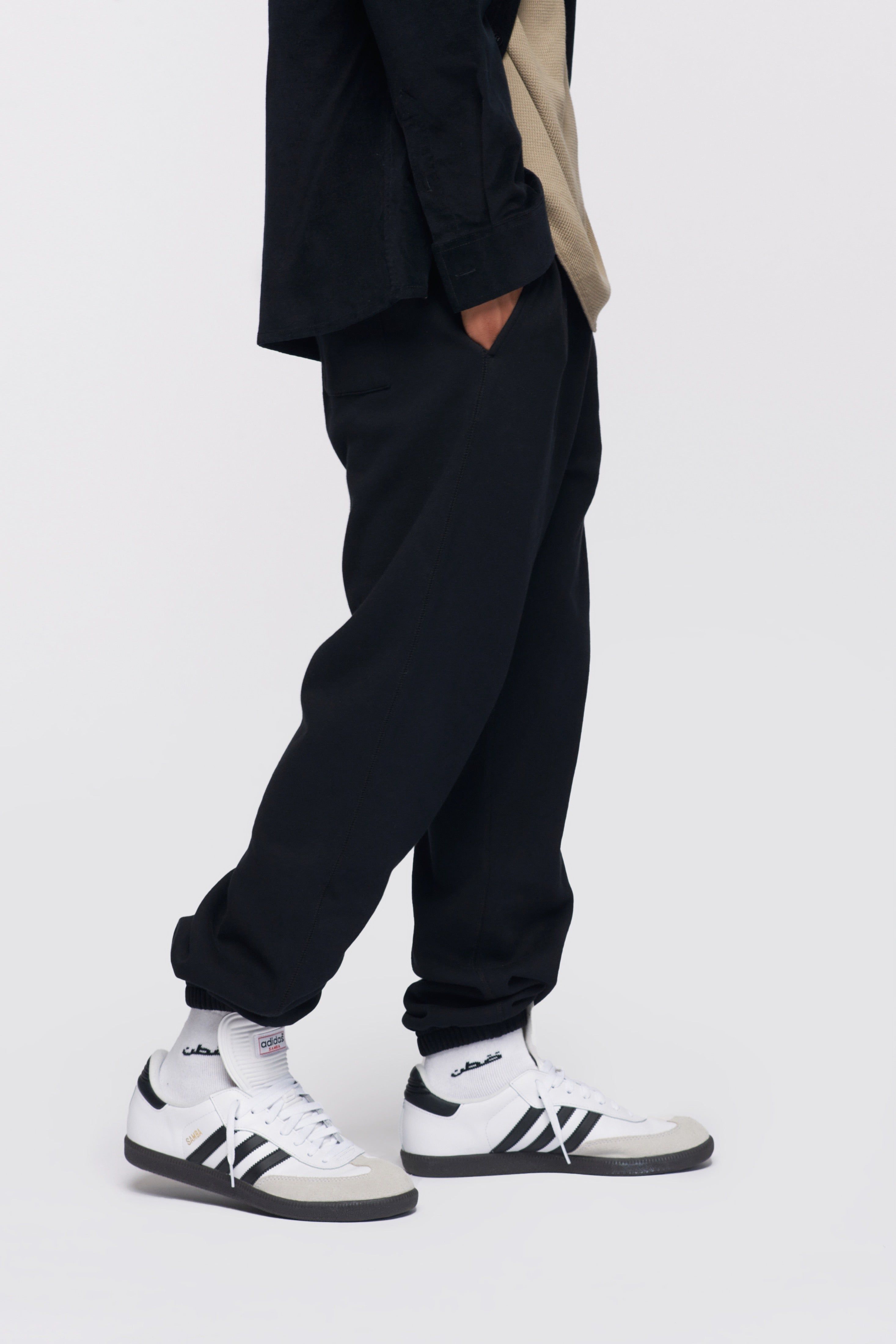 Men's Essential Sweatpant in Black sold by Kotn product image thumbnail 2