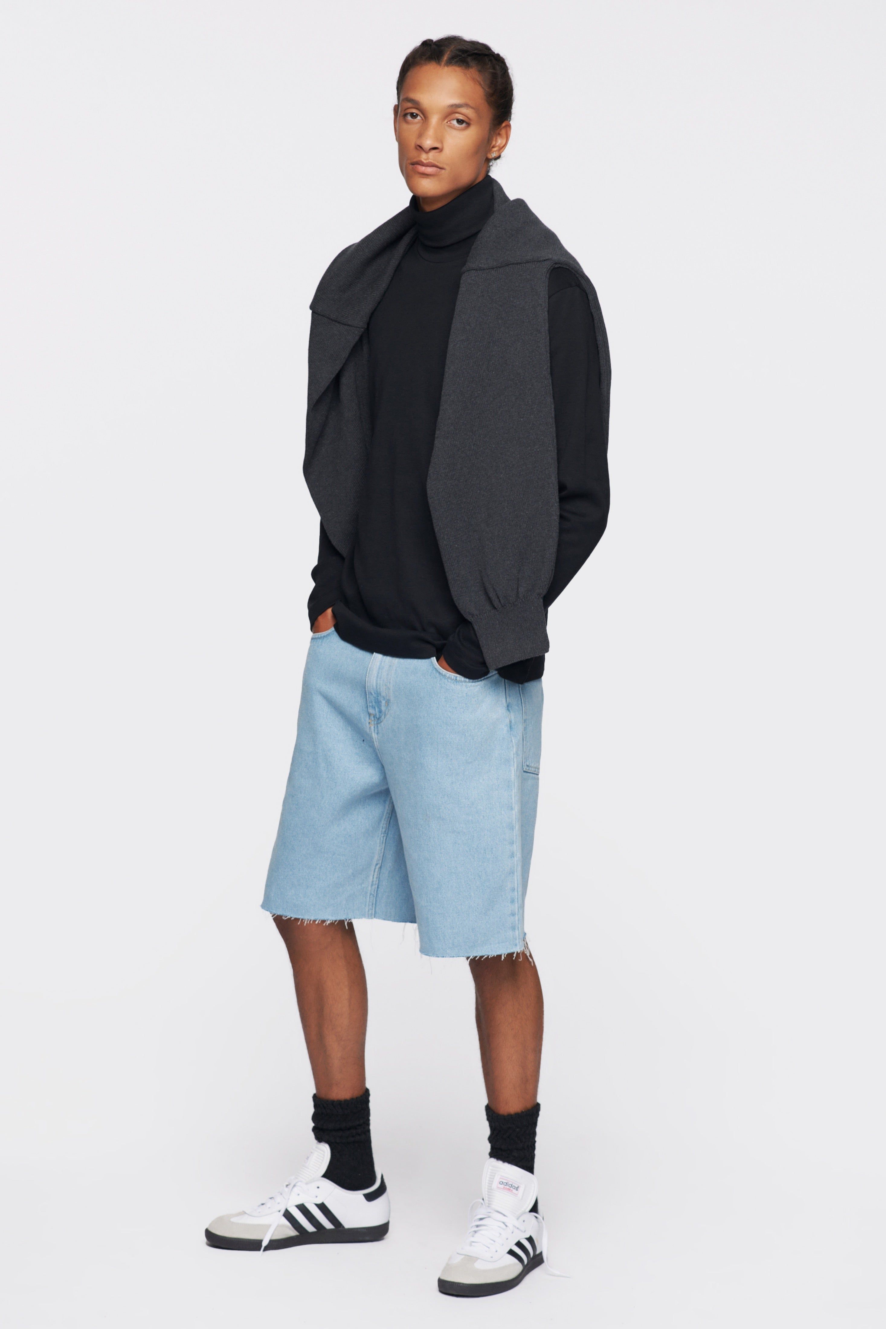 Men's Turtleneck in Black sold by Kotn