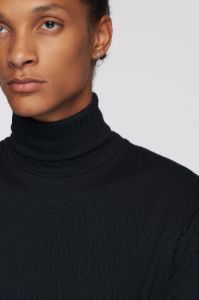 Men's Turtleneck in Black sold by Kotn