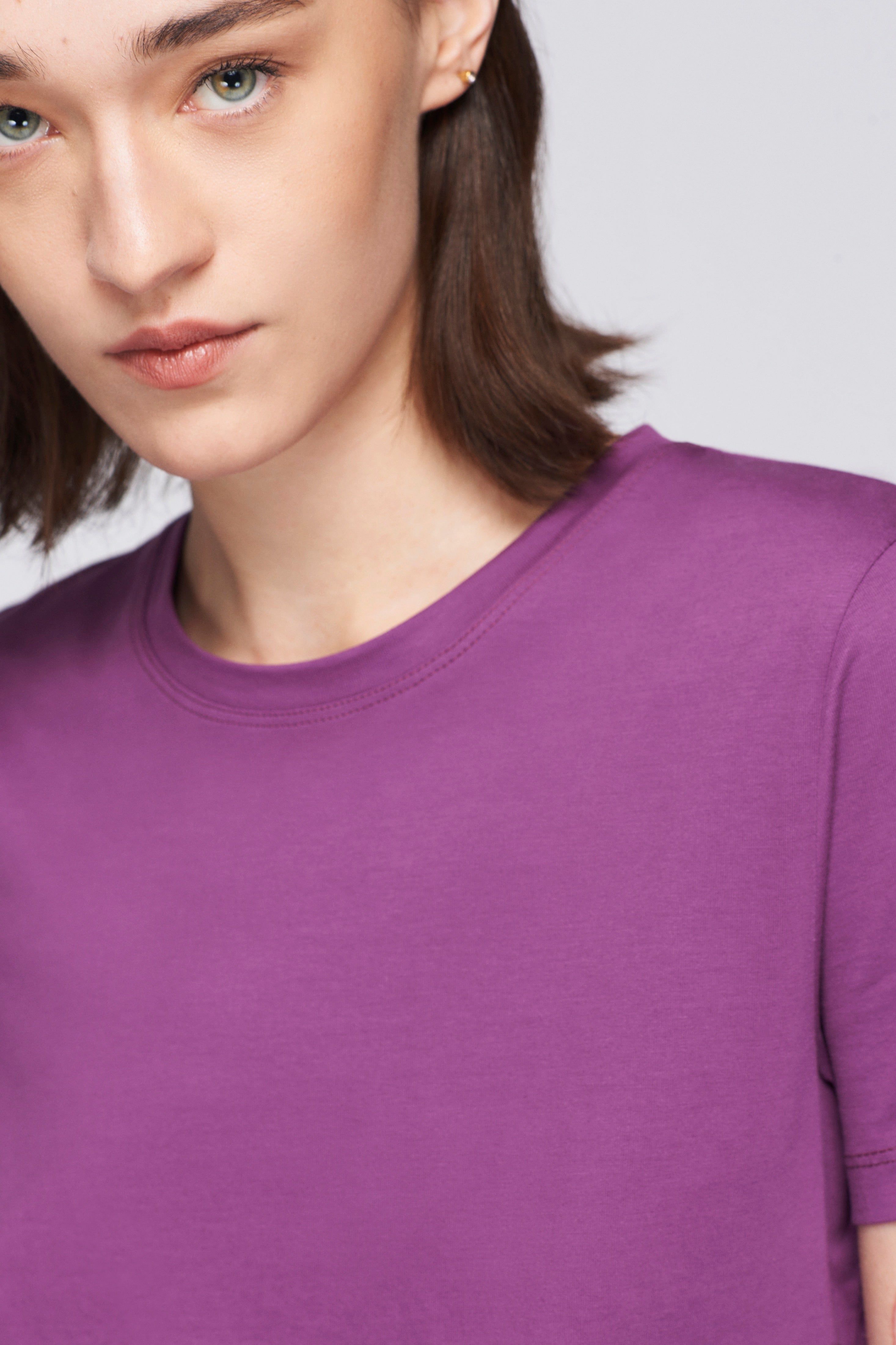 Women's Essential Crew in Violet sold by Kotn product image thumbnail 4