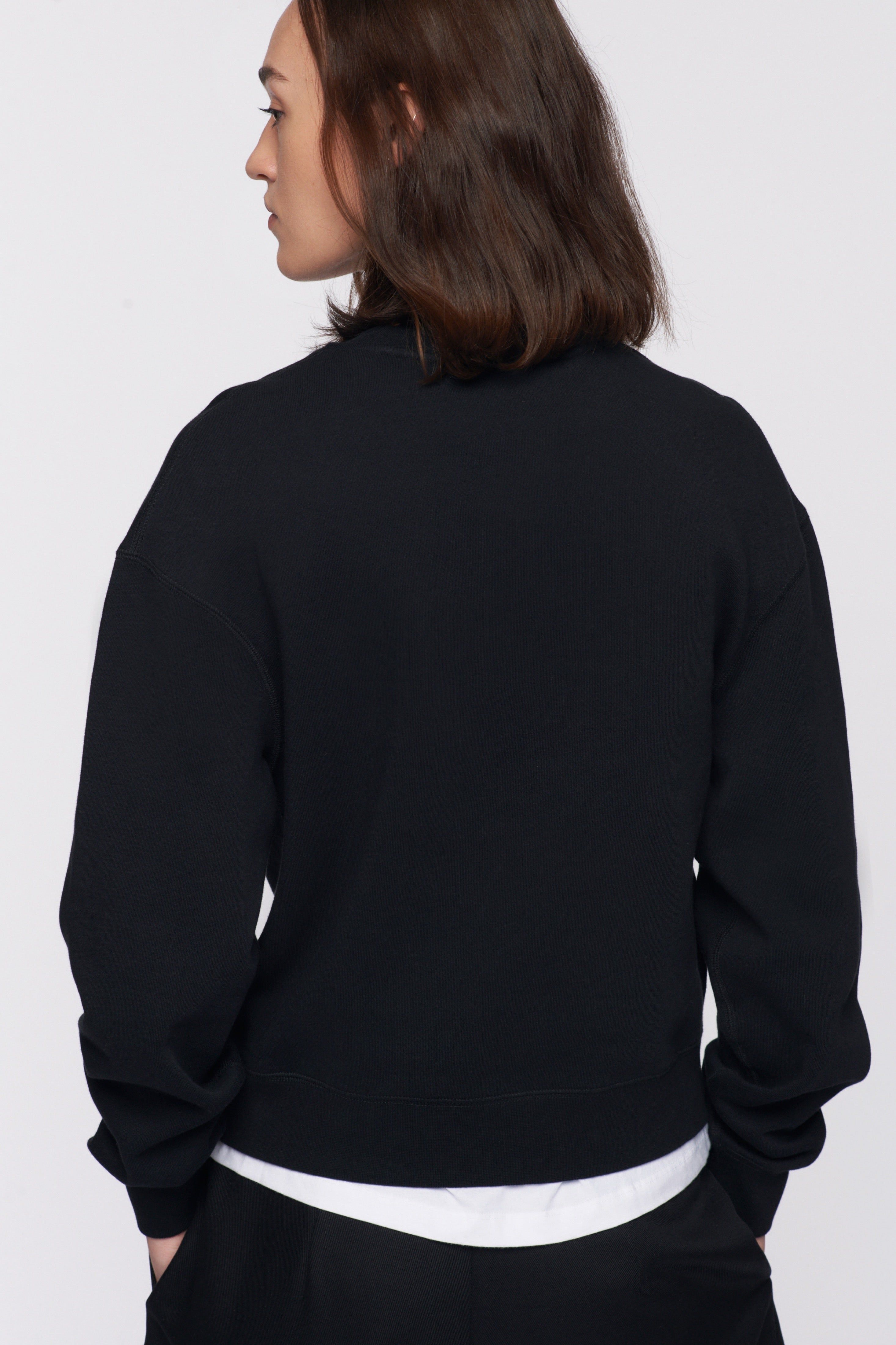 Women's Essential Sweatshirt in Black sold by Kotn product image thumbnail 3