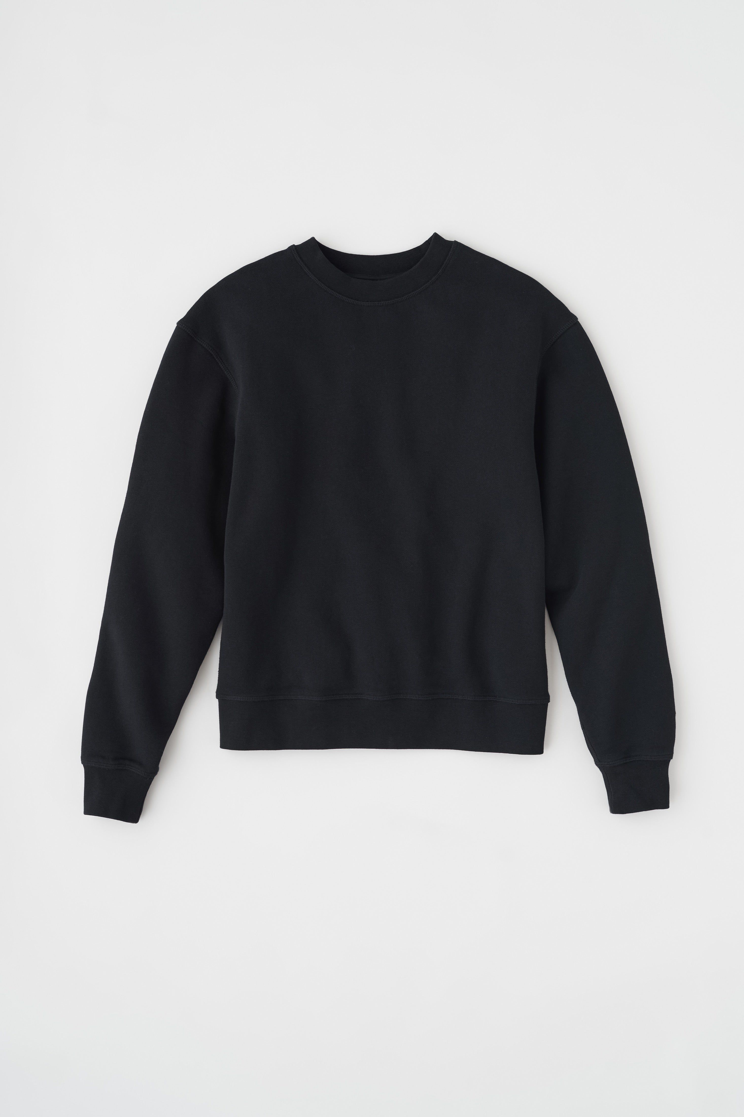Women's Essential Sweatshirt in Black sold by Kotn product image thumbnail 5