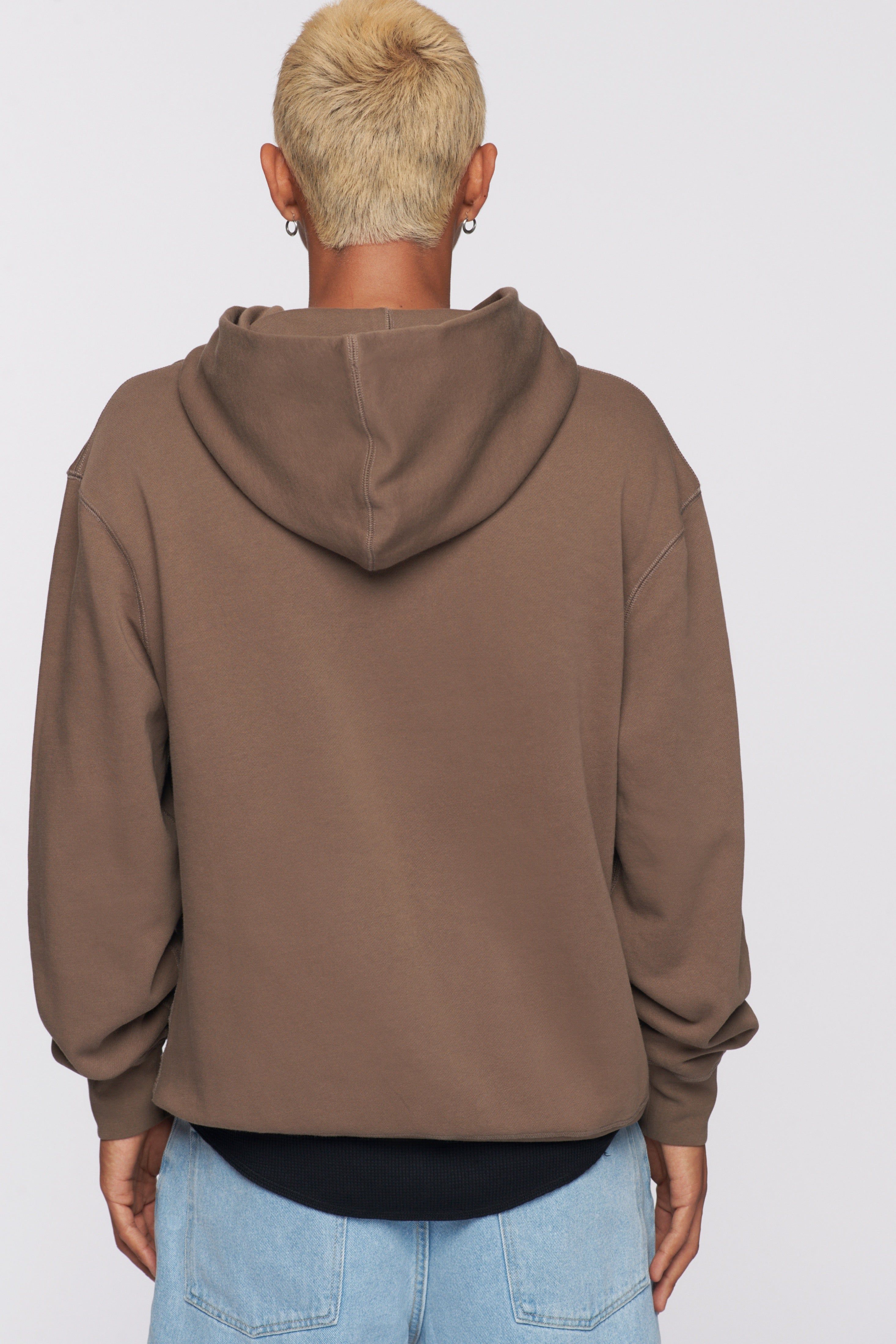 Unisex Essential Hoodie in Truffle sold by Kotn product image thumbnail 3