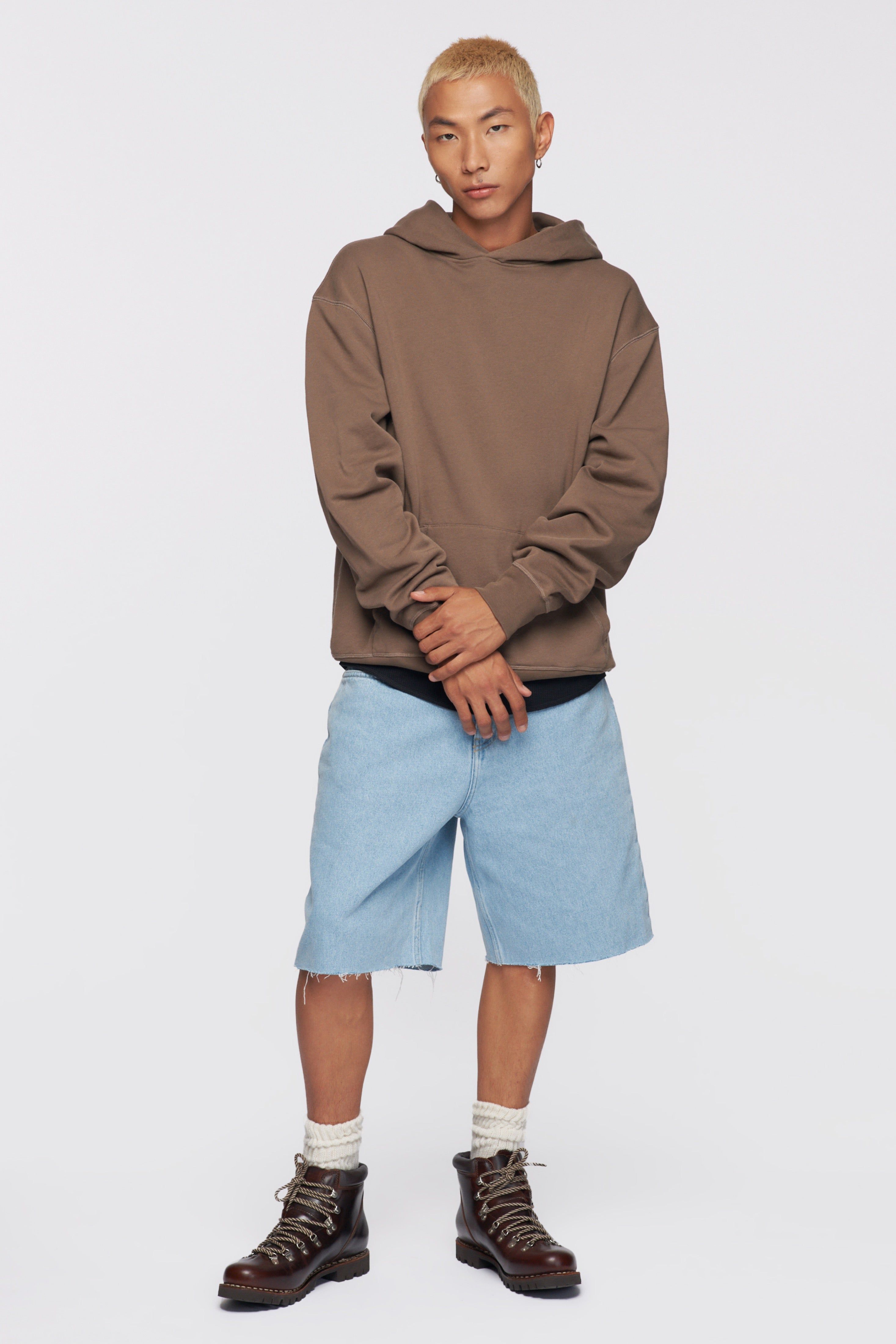 Unisex Essential Hoodie in Truffle sold by Kotn