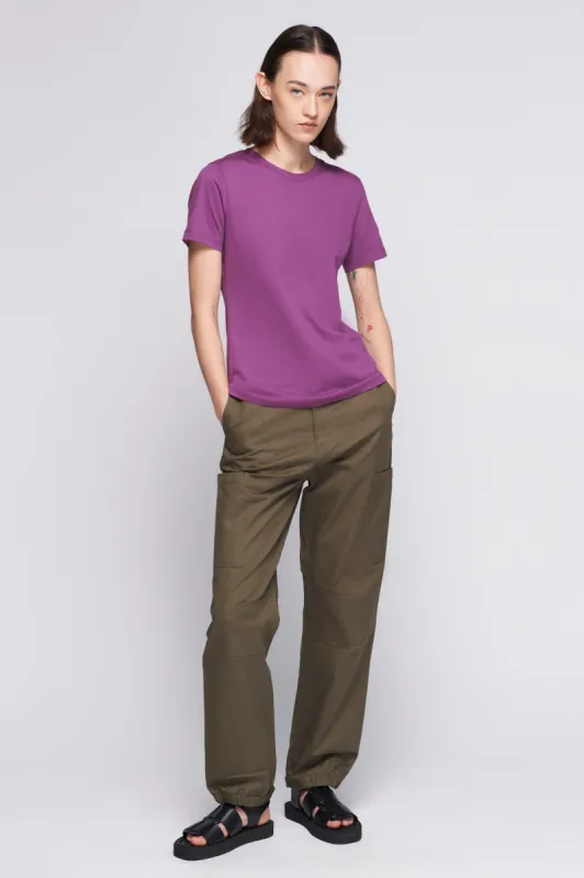 Women's Essential Crew in Violet sold by Kotn