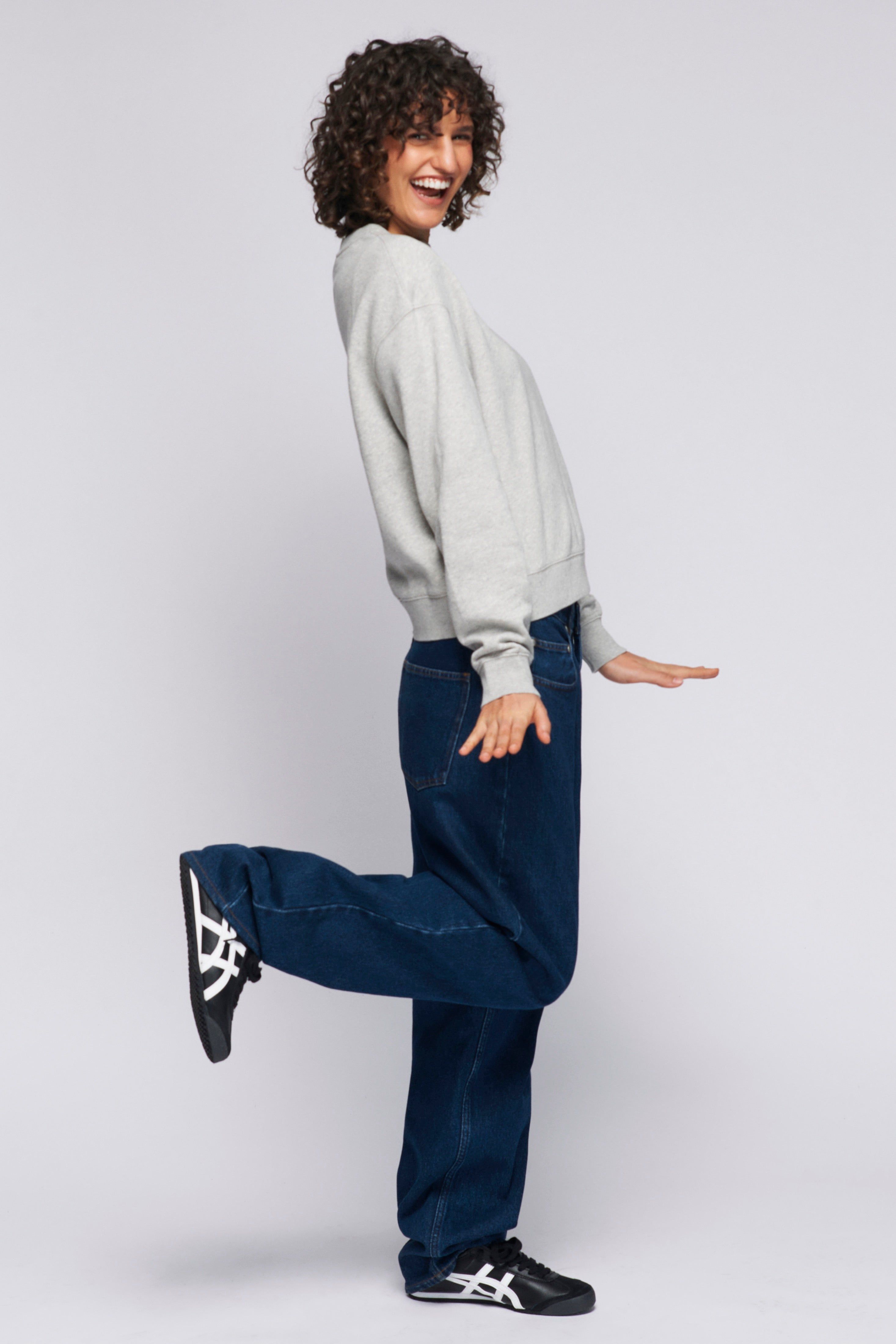 Women's Essential Sweatshirt in Heather Grey sold by Kotn product image thumbnail 2