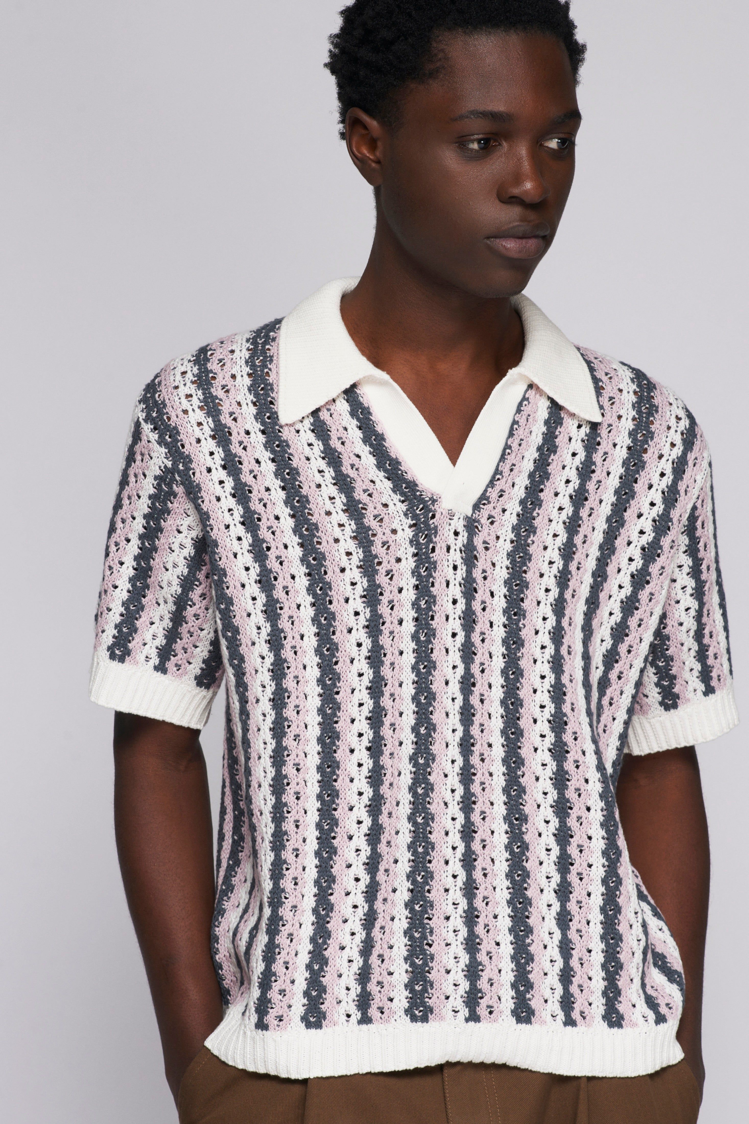 Unisex Groove Shirt in Lilac Mix sold by Kotn product image thumbnail 4