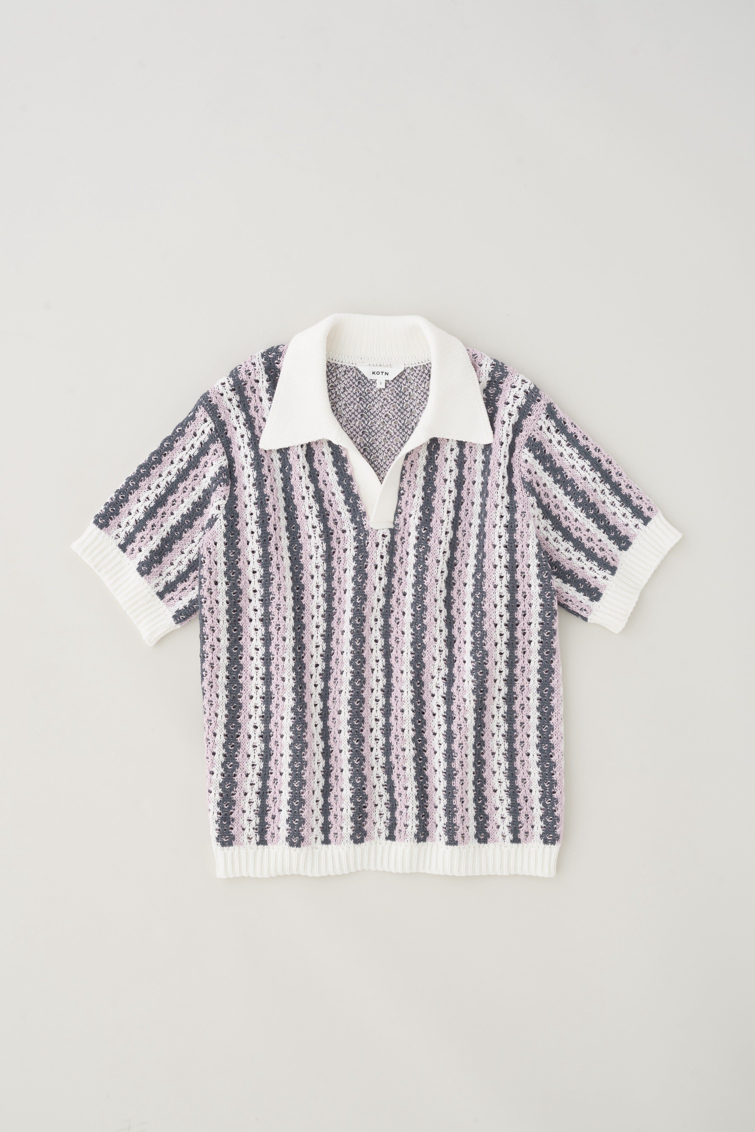 Unisex Groove Shirt in Lilac Mix sold by Kotn product image thumbnail 8