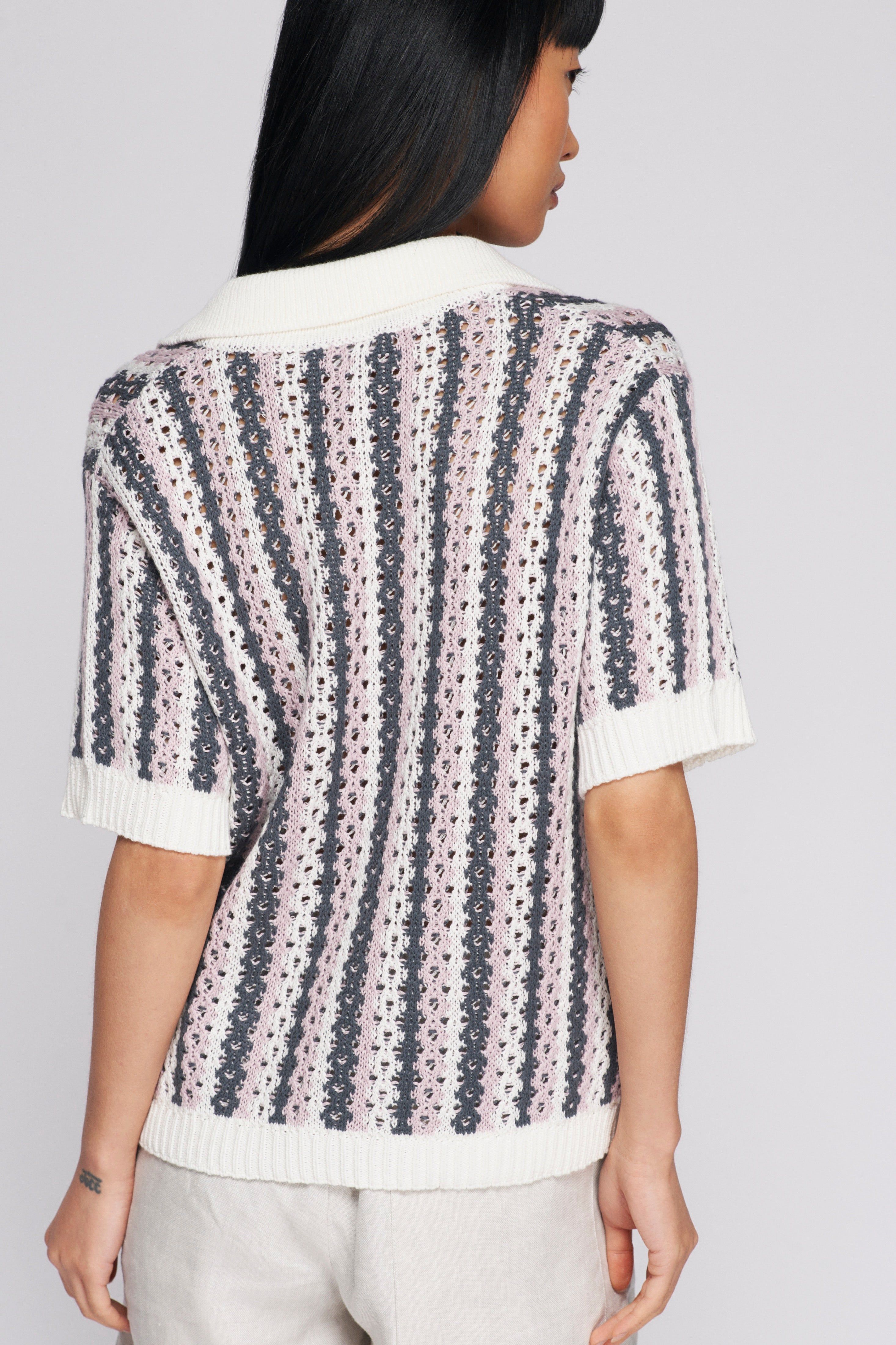 Unisex Groove Shirt in Lilac Mix sold by Kotn product image thumbnail 5