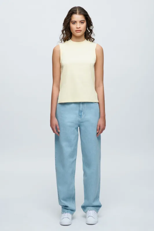 Women's Lounge Tank Top in Italian Straw sold by Kotn