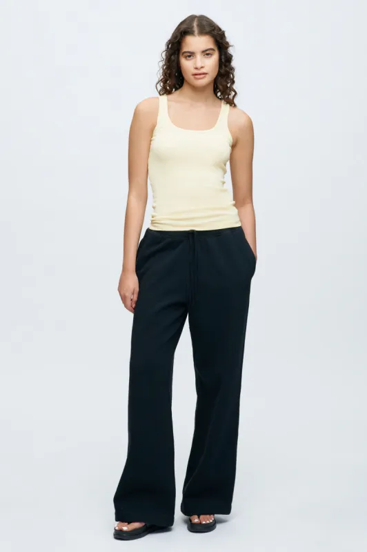 Square Neck Tank in Italian Straw sold by Kotn