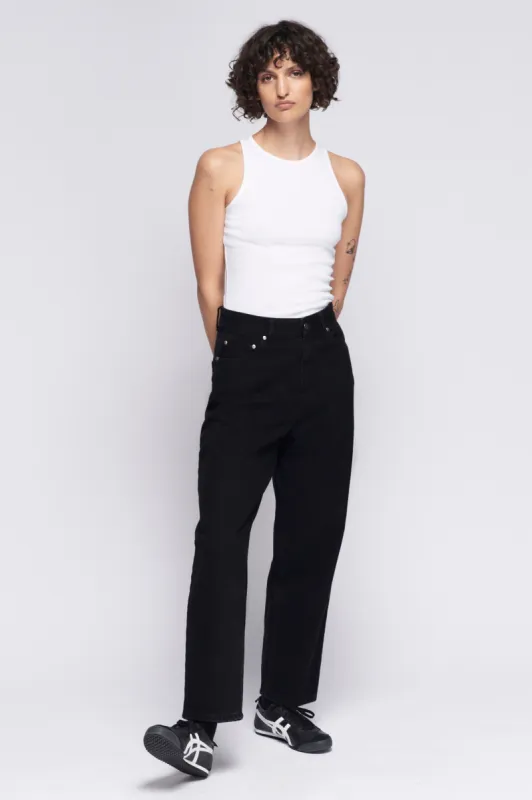 Women's High Neck Tank in White sold by Kotn