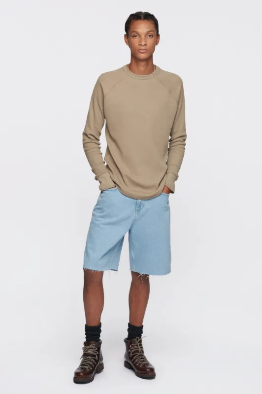 Men's Thermal Longsleeve in Porcini made by Kotn