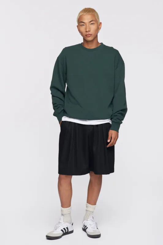 Men's Essential Sweatshirt in Racing Green sold by Kotn