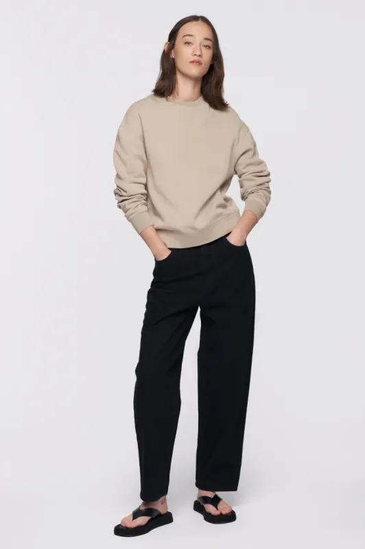 Women's Essential Sweatshirt in Light Taupe sold by Kotn
