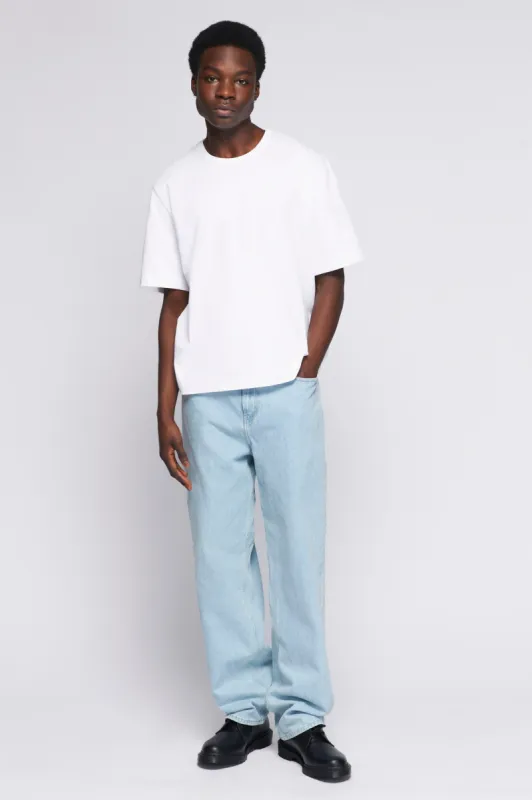 Unisex Heavyweight Box Crew in White sold by Kotn