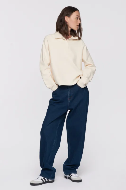 Women's Polo in Natural sold by Kotn