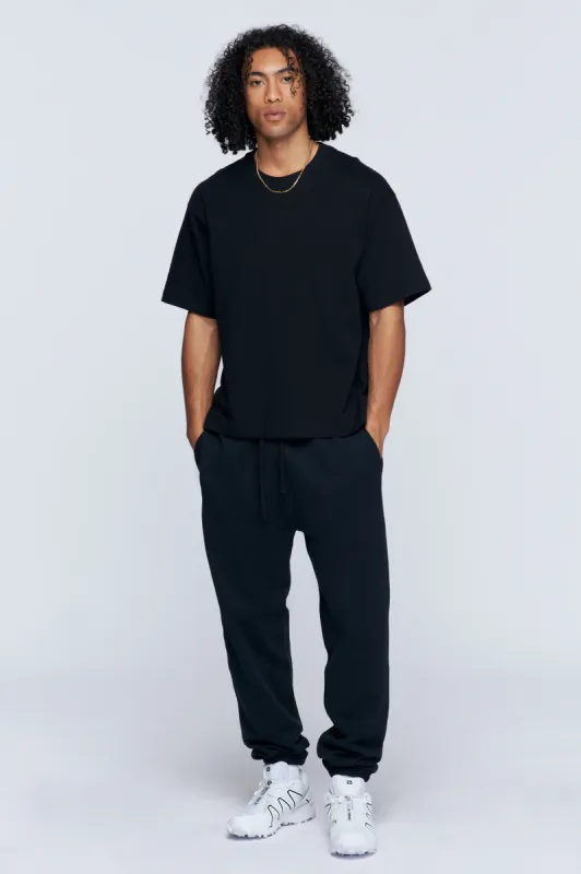 Men's Terry Sweatpants in Black sold by Kotn