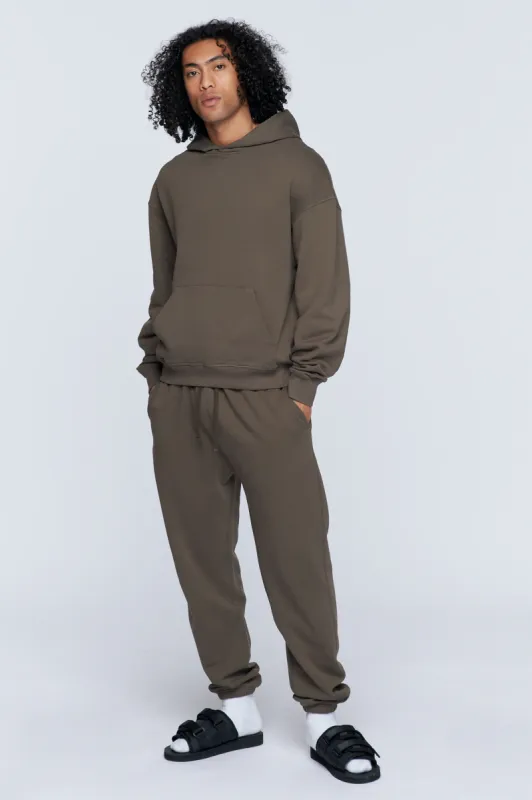 Men's Terry Sweatpants in Dark Olive sold by Kotn