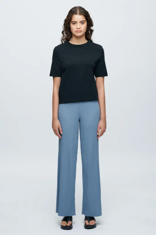 Women's Long Essential Crew in Black sold by Kotn