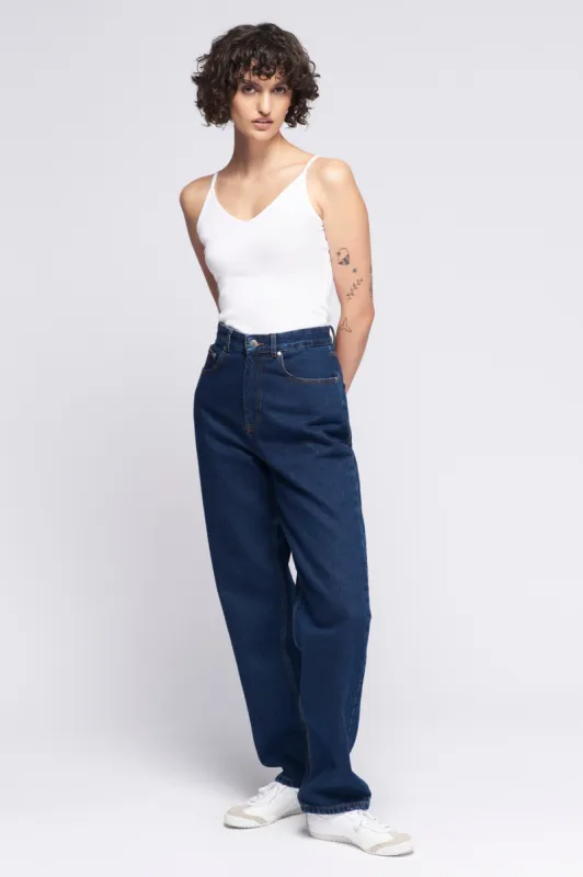 Women's V-neck Tank in White sold by Kotn