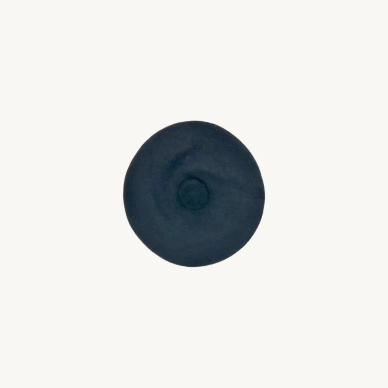 Bosie Pure Wool Beret Tam - Black made by Bosie Knitwear