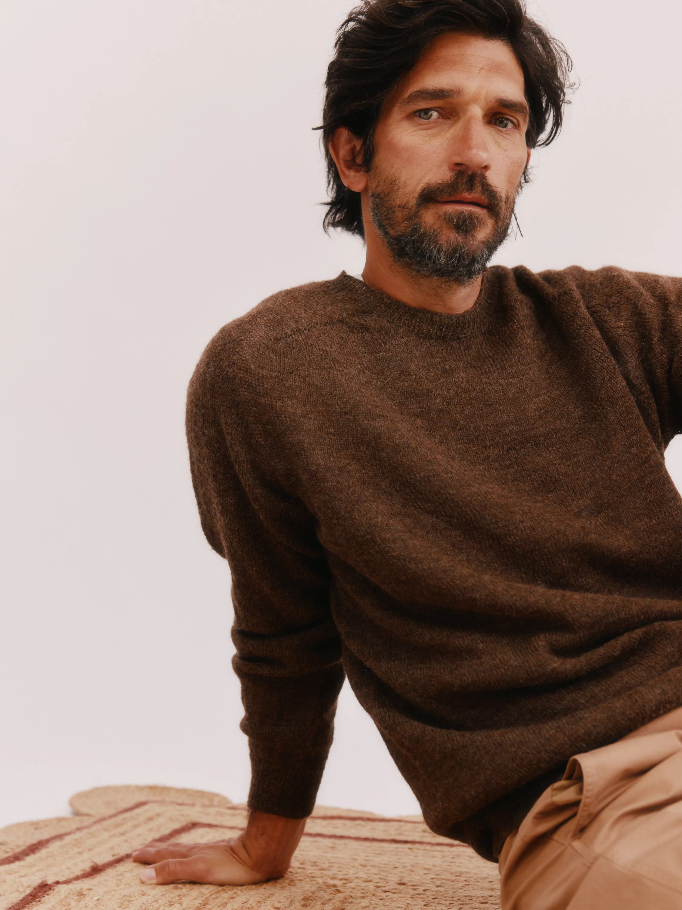 Harley of Scotland Everest Shetland Undyed Voe - Moorit Brown sold by Bosie Knitwear product image thumbnail 3