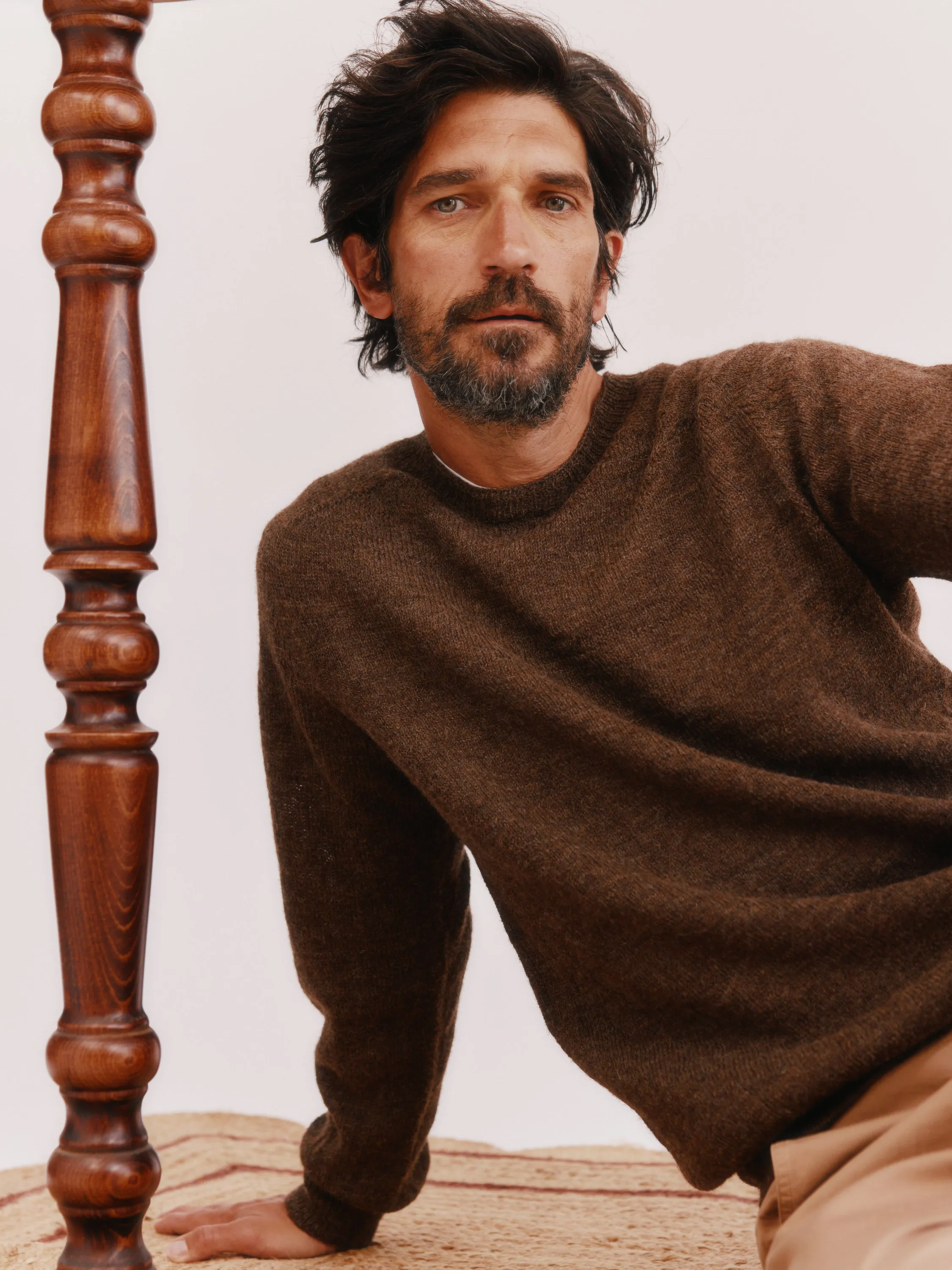 Harley of Scotland Everest Shetland Undyed Voe - Moorit Brown sold by Bosie Knitwear product image thumbnail 4