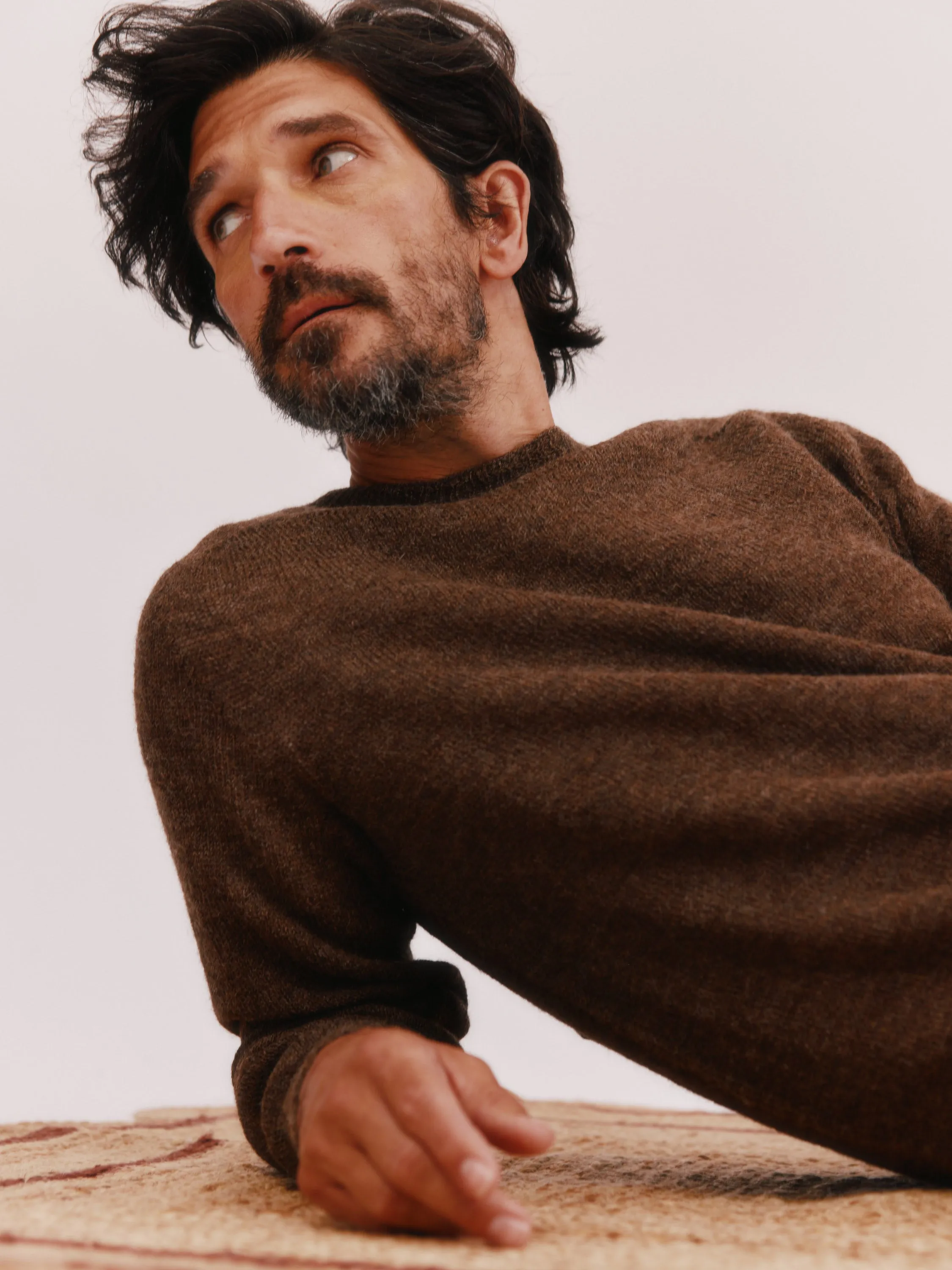 Harley of Scotland Everest Shetland Undyed Voe - Moorit Brown sold by Bosie Knitwear product image thumbnail 2